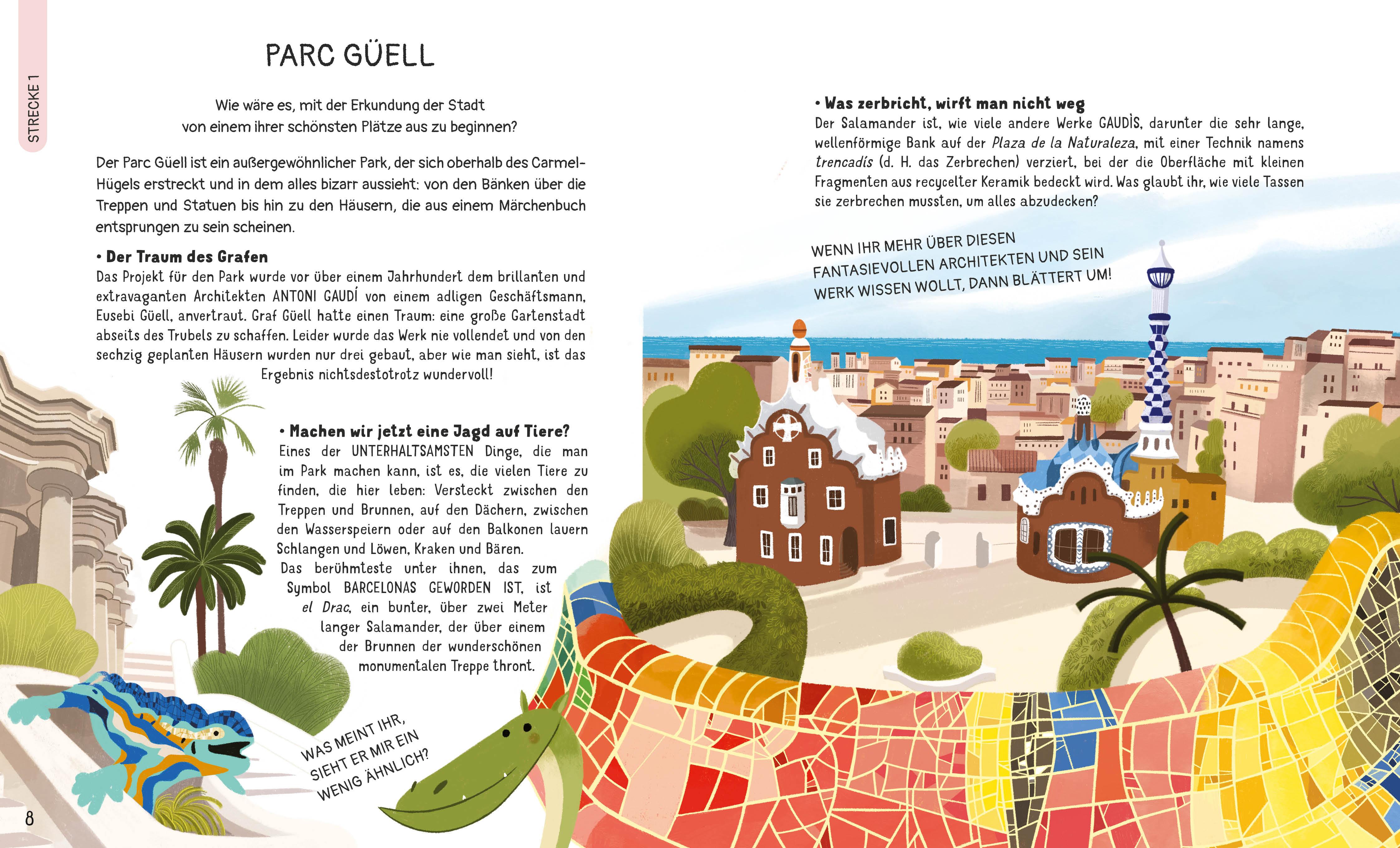 Beispielinhalt (Bild) Barcelona für kleine Entdecker. Reiseführer für Kinder