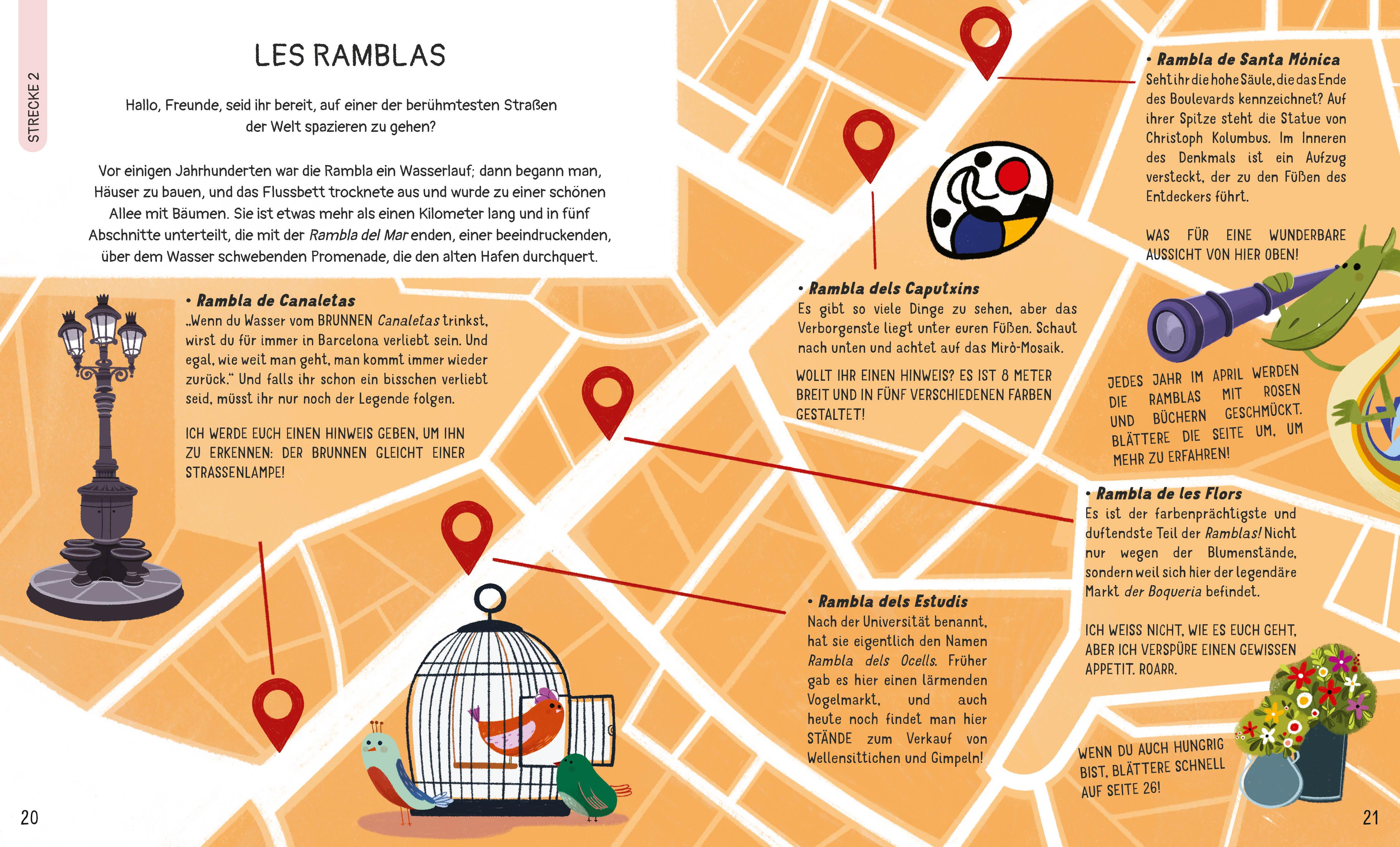 Beispielinhalt (Bild) Barcelona für kleine Entdecker. Reiseführer für Kinder