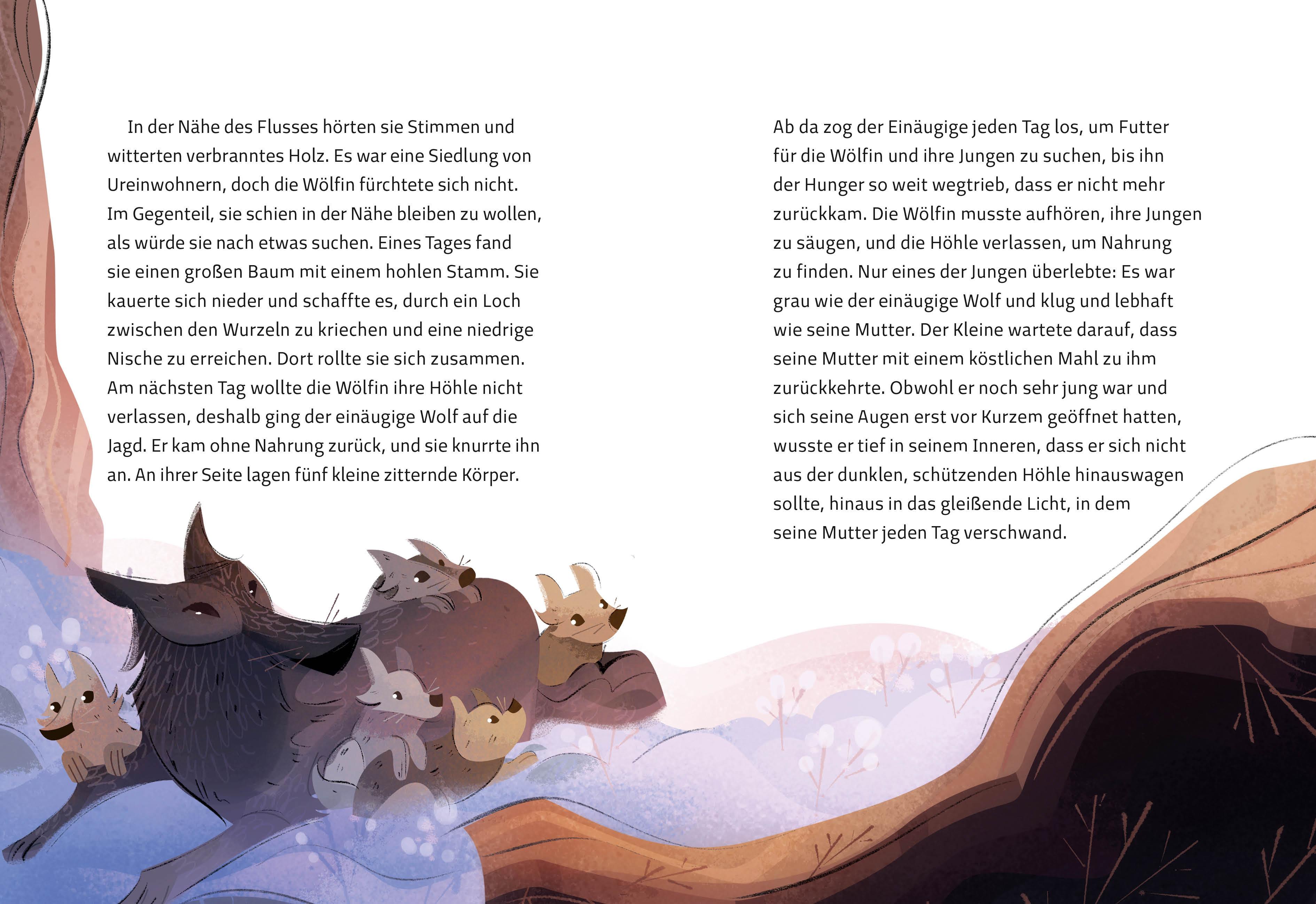 Beispielinhalt (Bild) Wolfsblut (Illustrierte Kinderbuchklassiker)