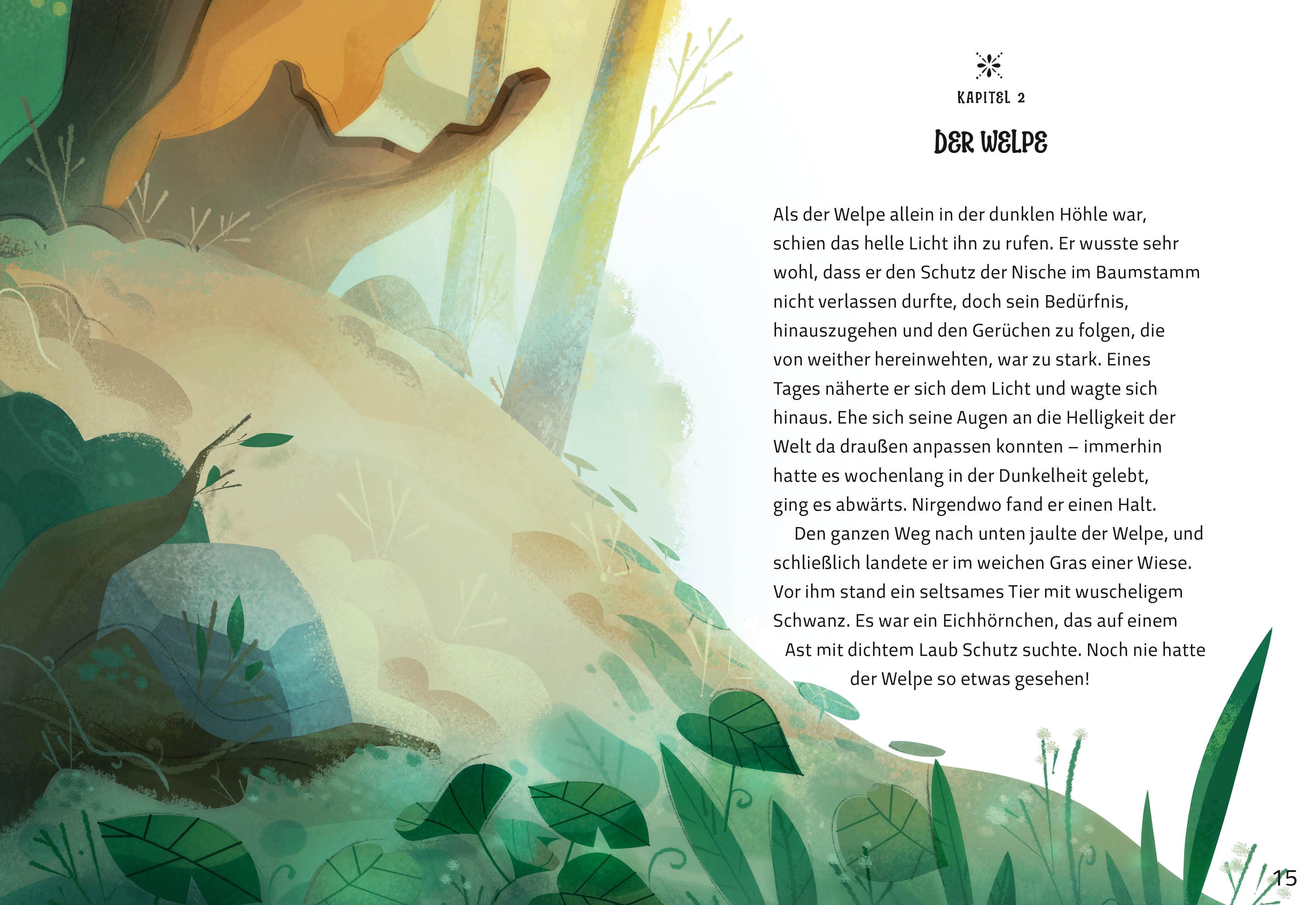 Beispielinhalt (Bild) Wolfsblut (Illustrierte Kinderbuchklassiker)