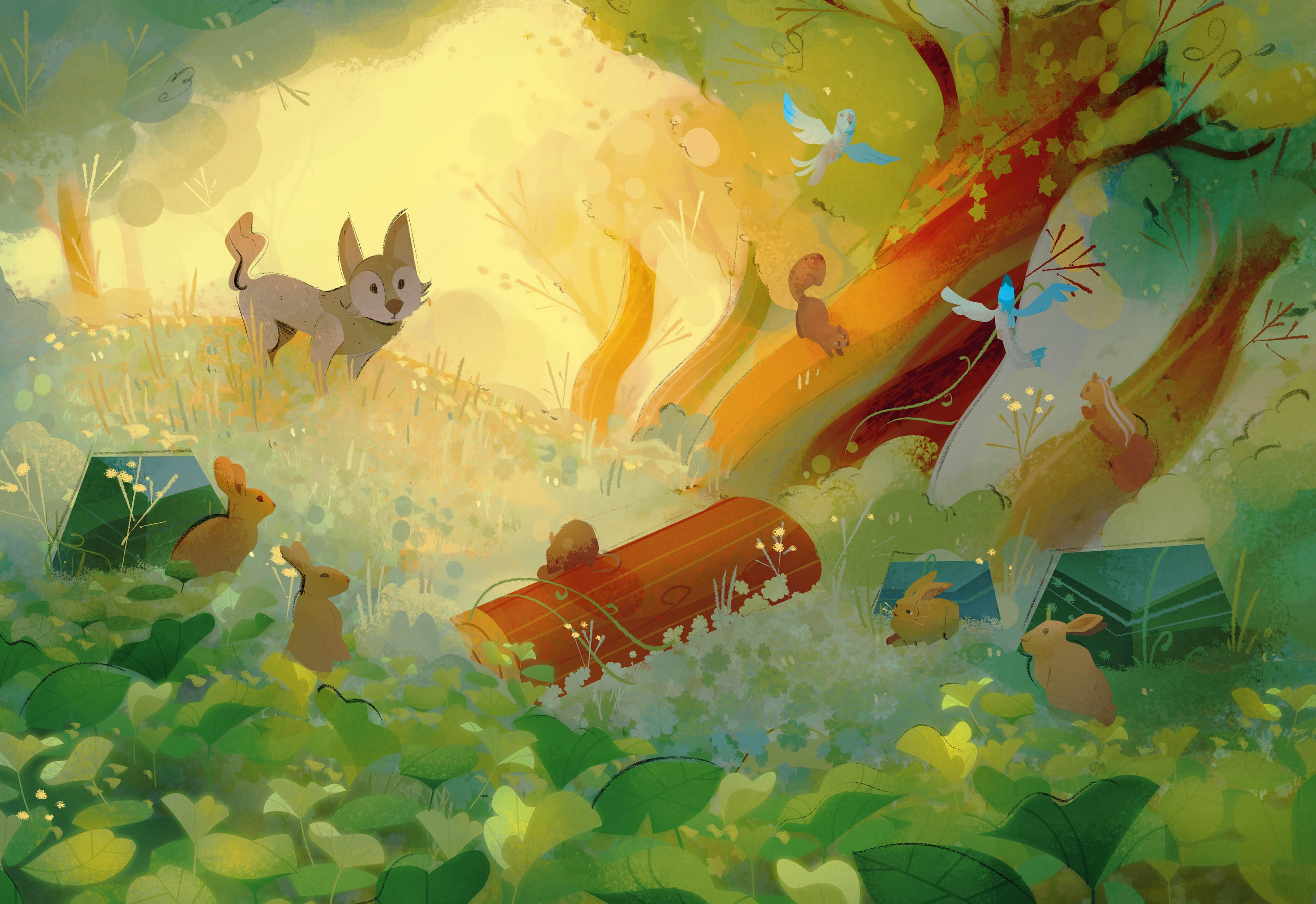 Beispielinhalt (Bild) Wolfsblut (Illustrierte Kinderbuchklassiker)