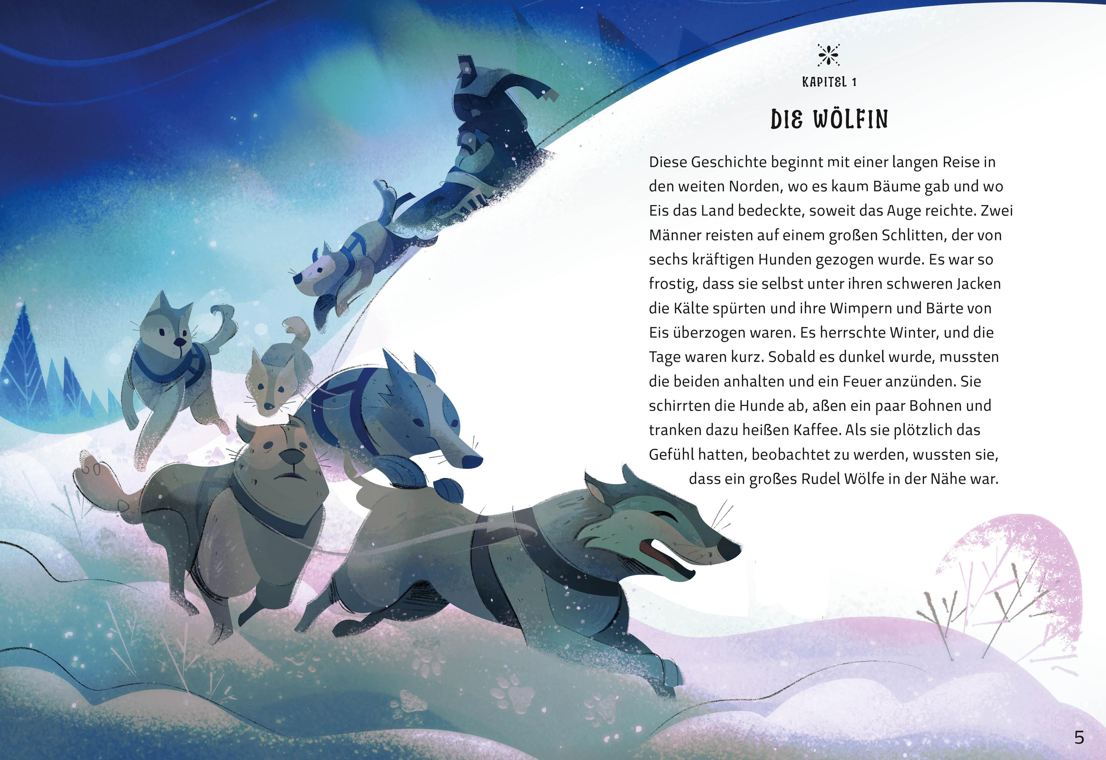 Beispielinhalt (Bild) Wolfsblut (Illustrierte Kinderbuchklassiker)