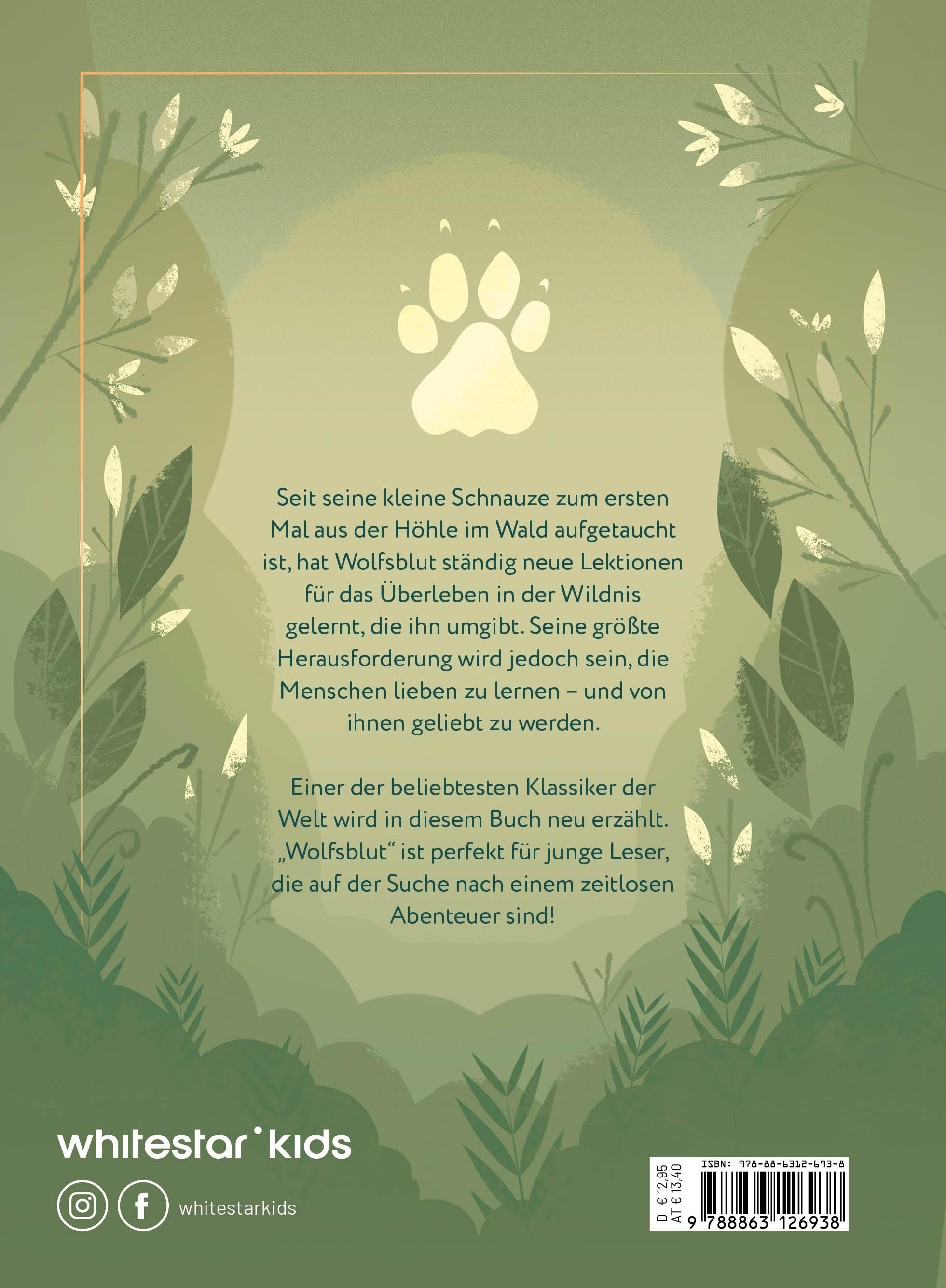 Rückseitencover Wolfsblut (Illustrierte Kinderbuchklassiker)