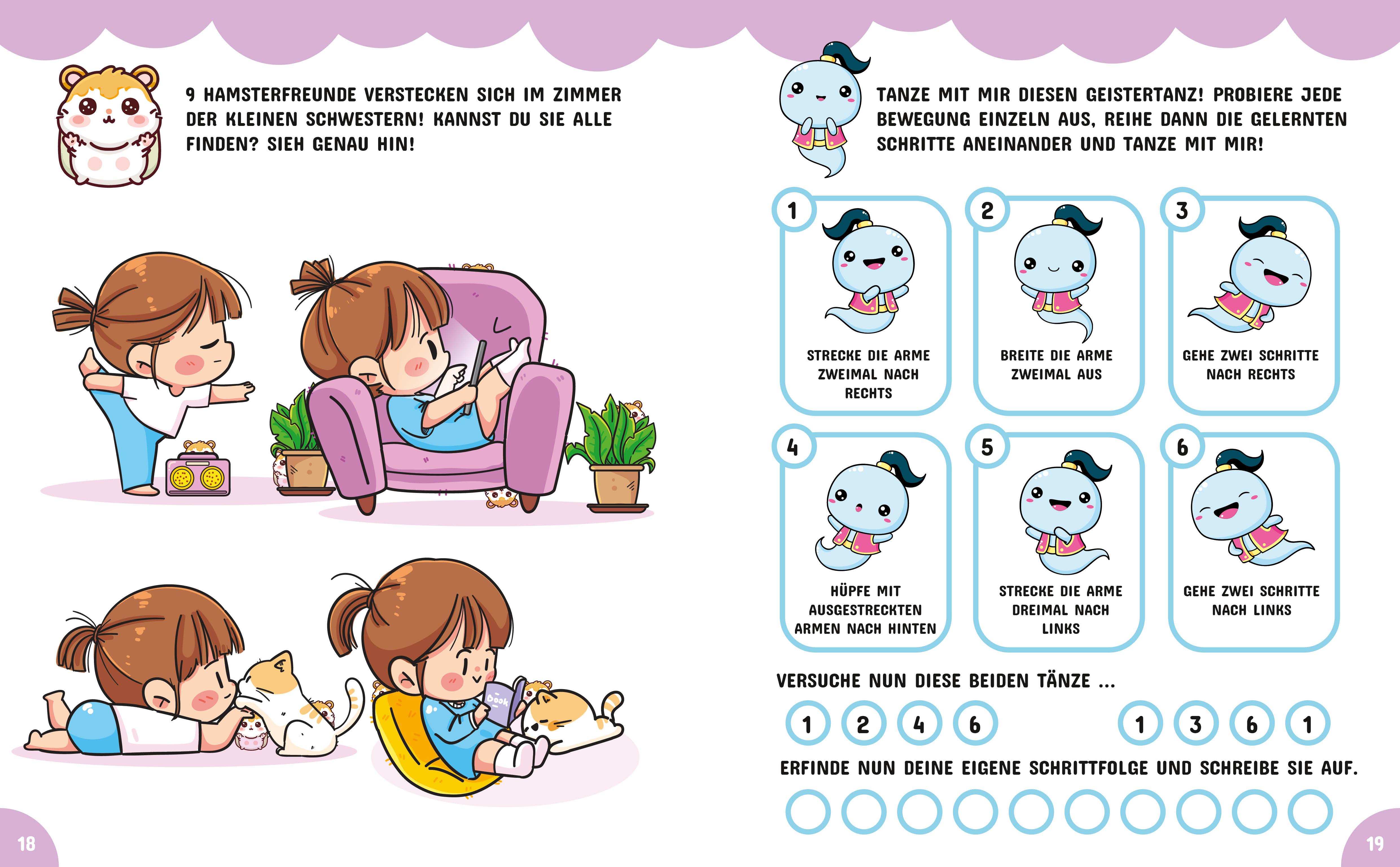 Beispielinhalt (Bild) CHIBI. Das niedlichste Manga Aktivitätsbuch