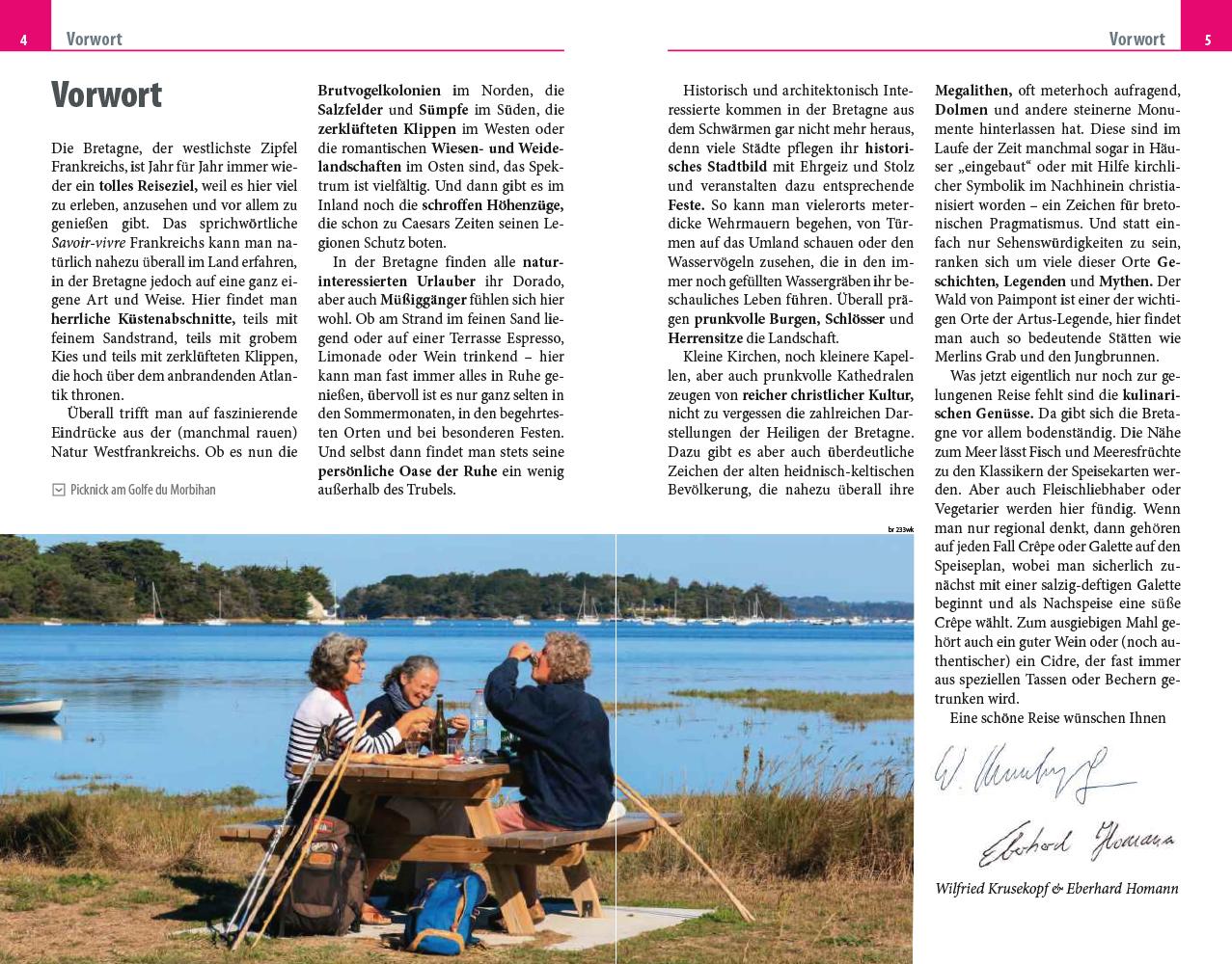 Beispielinhalt (Bild) Reise Know-How Reiseführer Bretagne