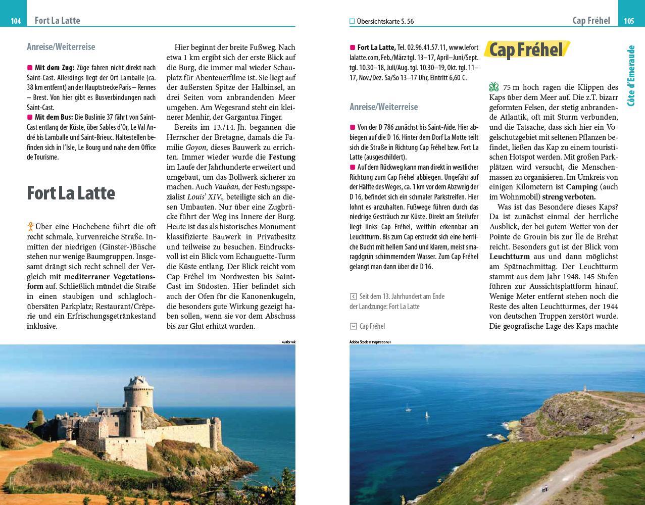 Beispielinhalt (Bild) Reise Know-How Reiseführer Bretagne