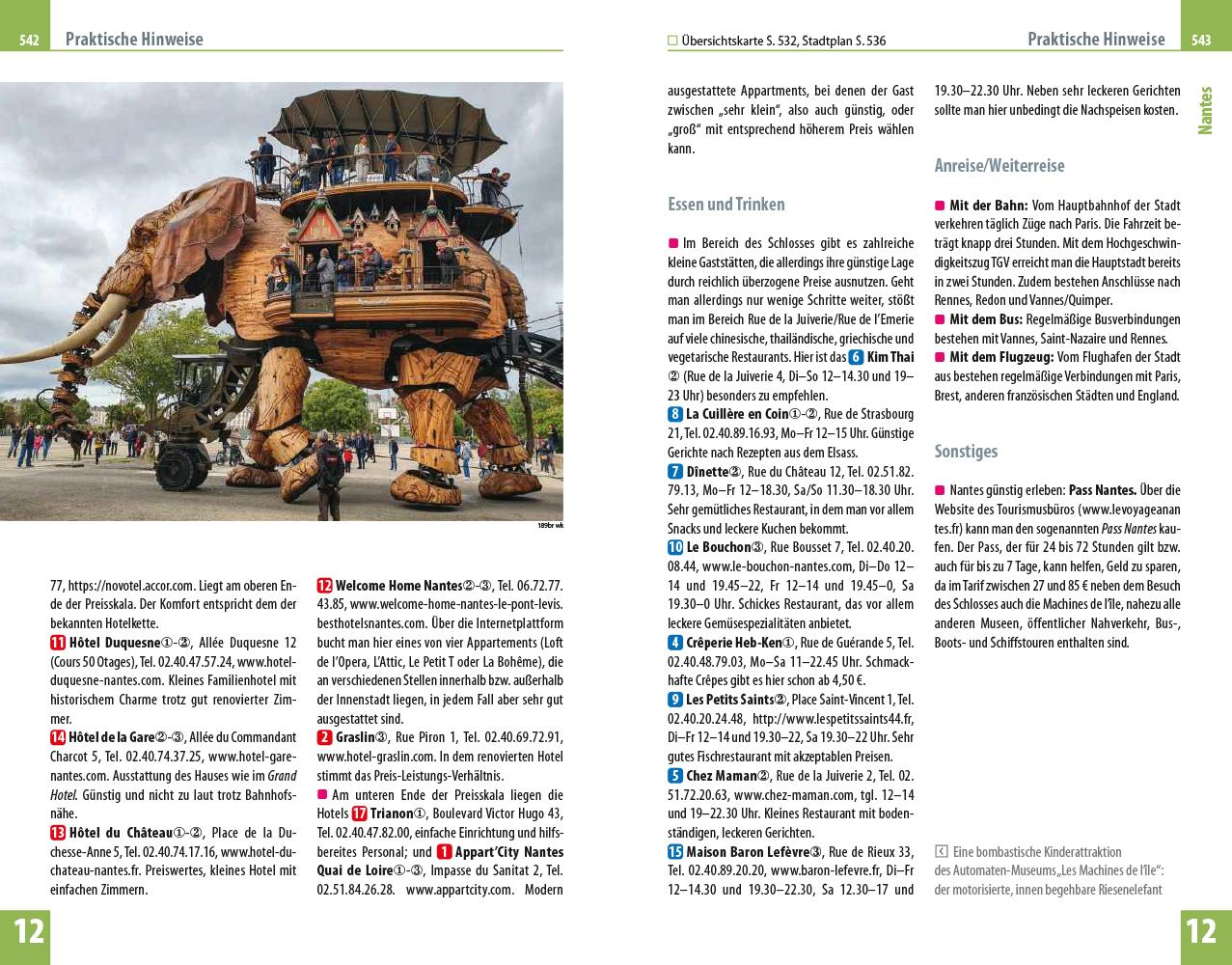 Beispielinhalt (Bild) Reise Know-How Reiseführer Bretagne