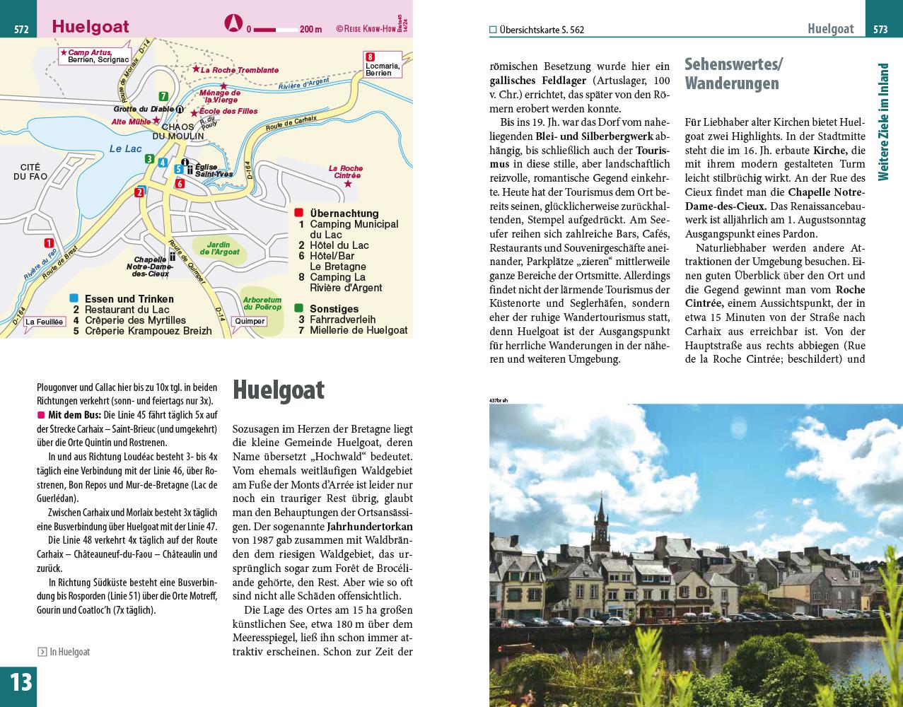 Beispielinhalt (Bild) Reise Know-How Reiseführer Bretagne