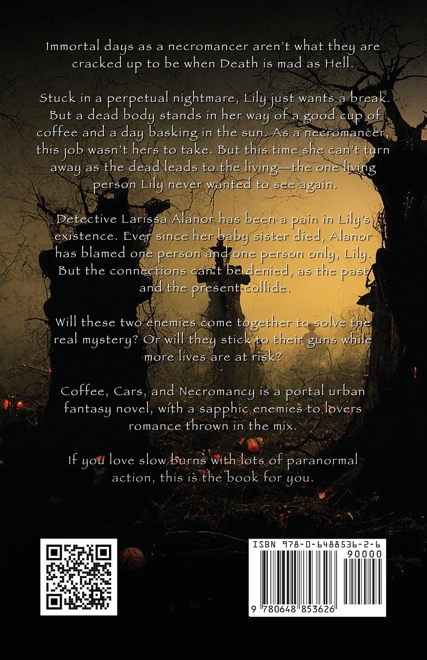 Rückseitencover Coffee, Cars, and Necromancy