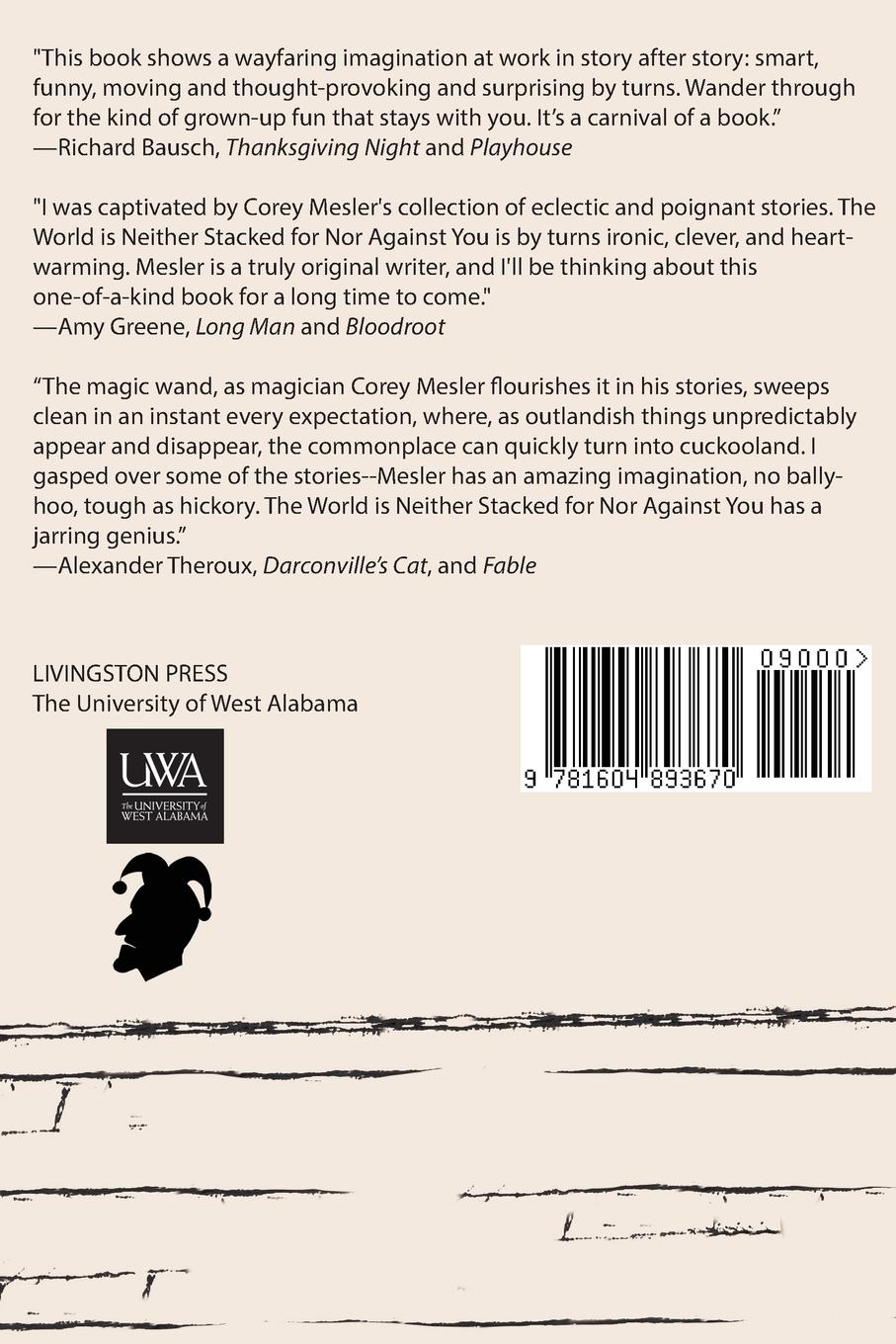 Rückseitencover The World Is Neither Stacked for Nor Against You