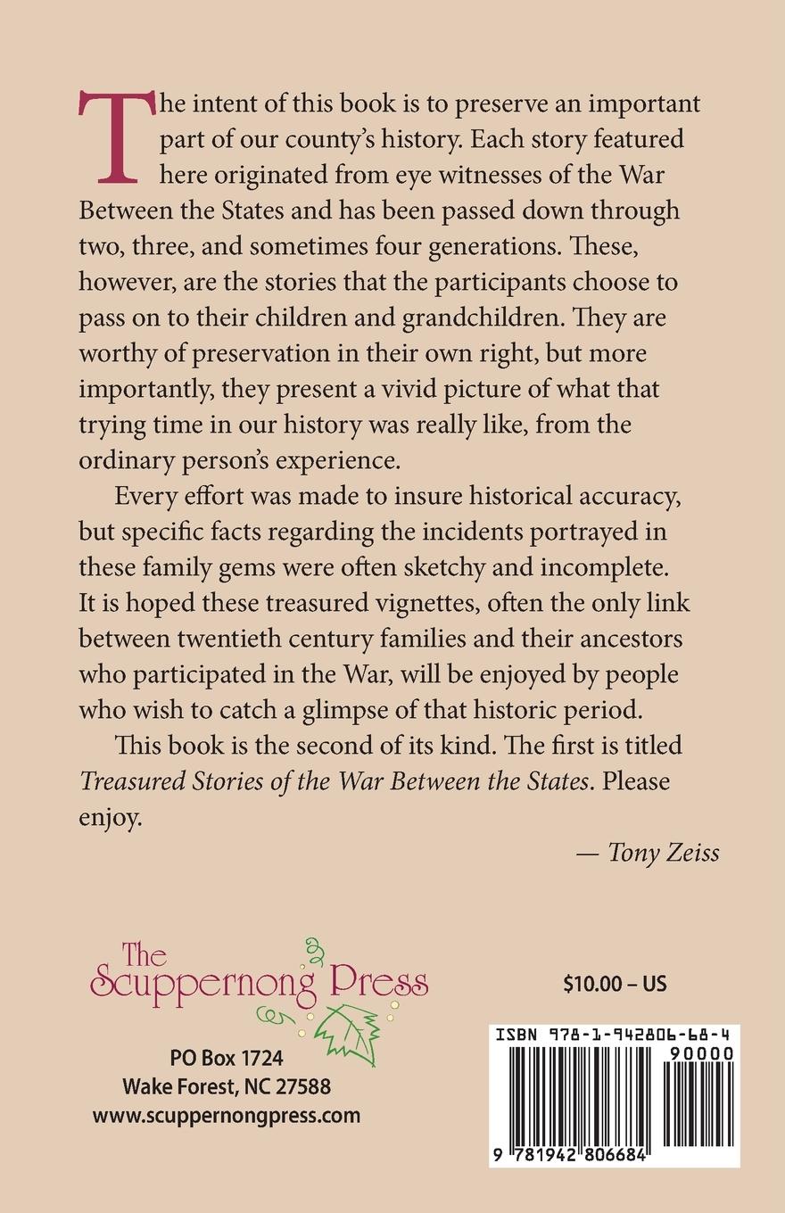 Rückseitencover More Treasured Stories of the War Between the States