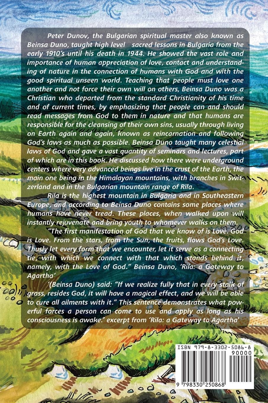 Rückseitencover RILA A GATEWAY TO AGARTHA