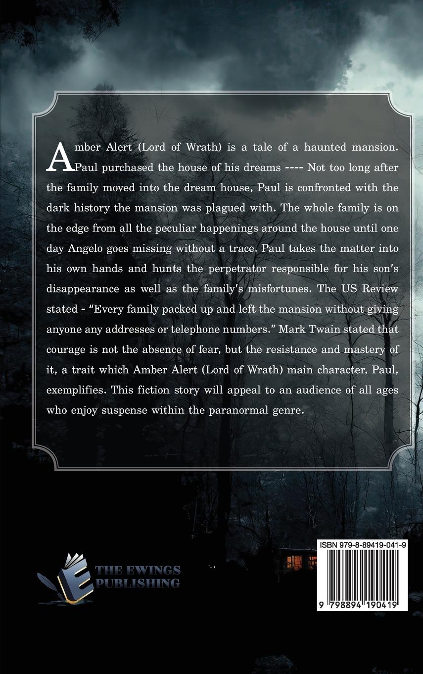 Rückseitencover Amber Alert (The Lord of Wrath)