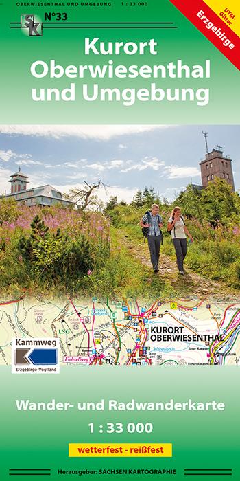 Vorderes Coverbild Oberwiesenthal und Umgebung 1 : 33 000