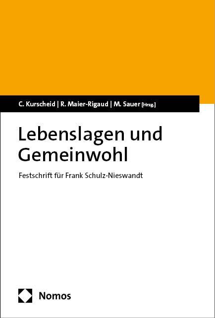 Vorderes Coverbild Lebenslagen und Gemeinwohl