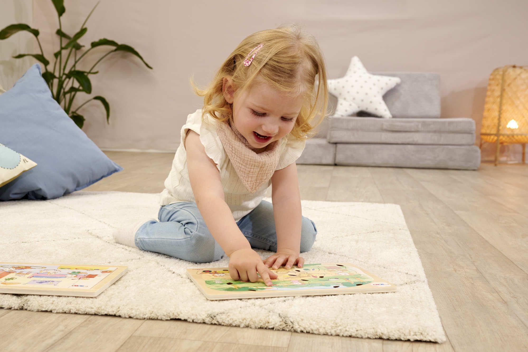 Beispielinhalt (Bild) Bobo Siebenschläfer, 2 Puzzles 20 und 24 Teile