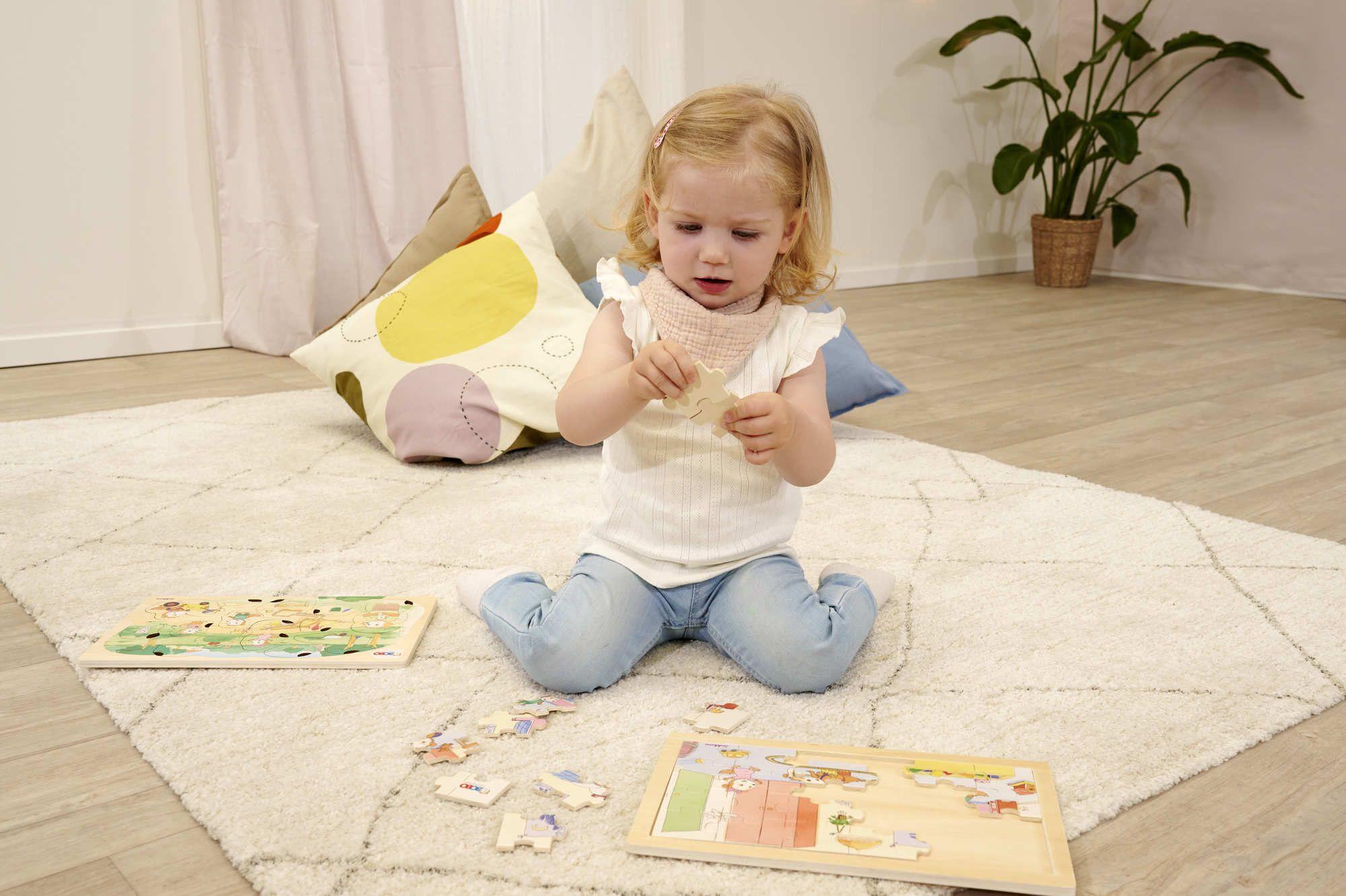 Beispielinhalt (Bild) Bobo Siebenschläfer, 2 Puzzles 20 und 24 Teile