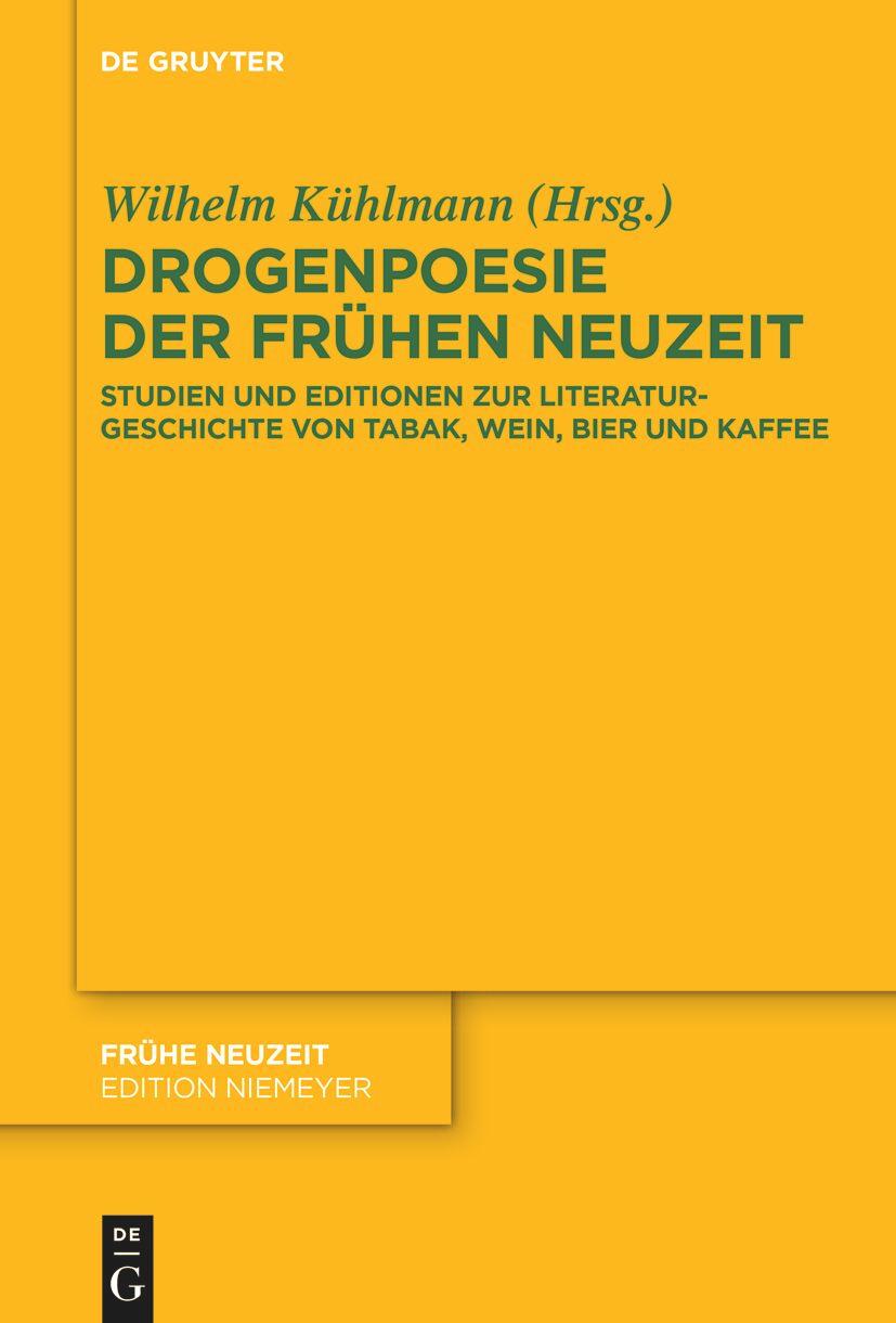 Vorderes Coverbild Drogenpoesie der Frühen Neuzeit