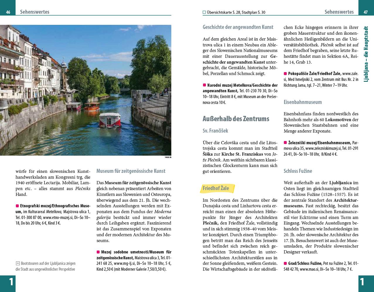 Beispielinhalt (Bild) Reise Know-How Reiseführer Slowenien mit Triest