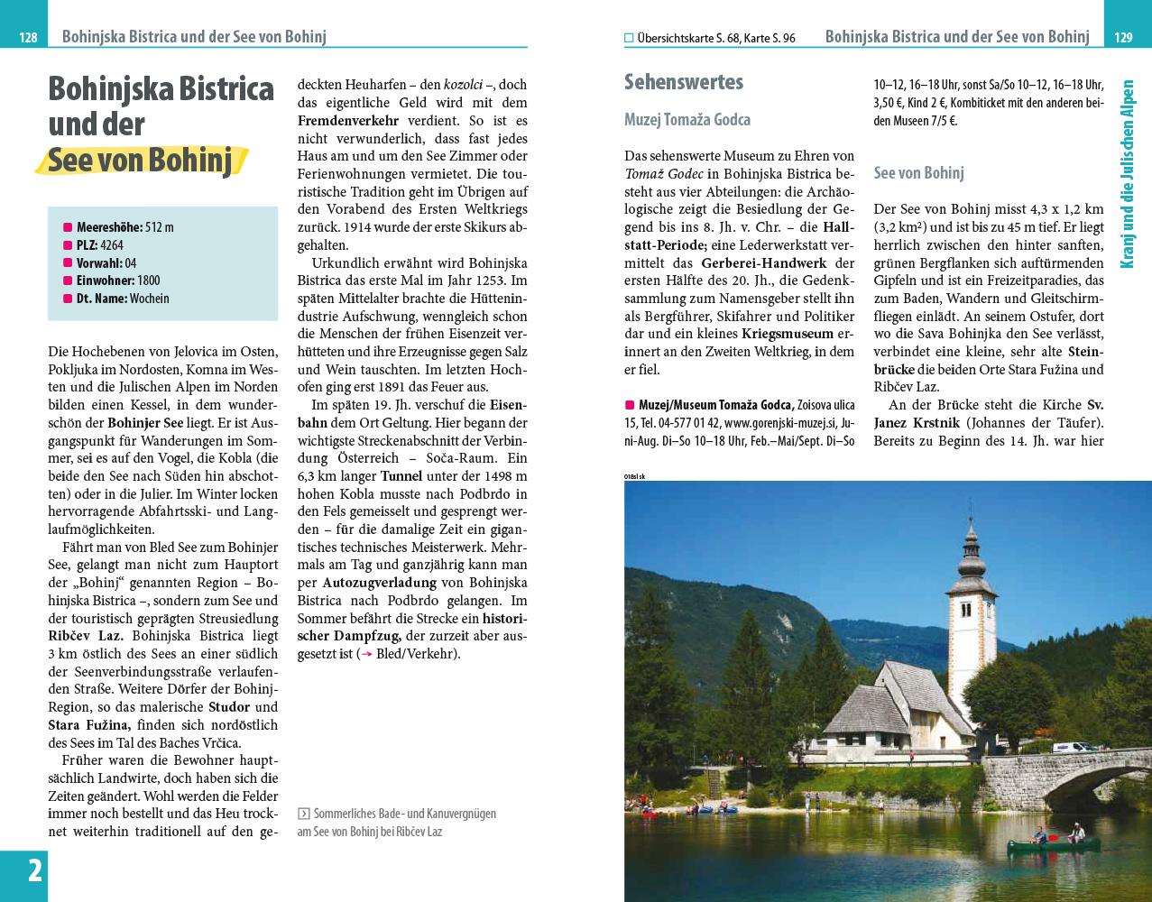 Beispielinhalt (Bild) Reise Know-How Reiseführer Slowenien mit Triest