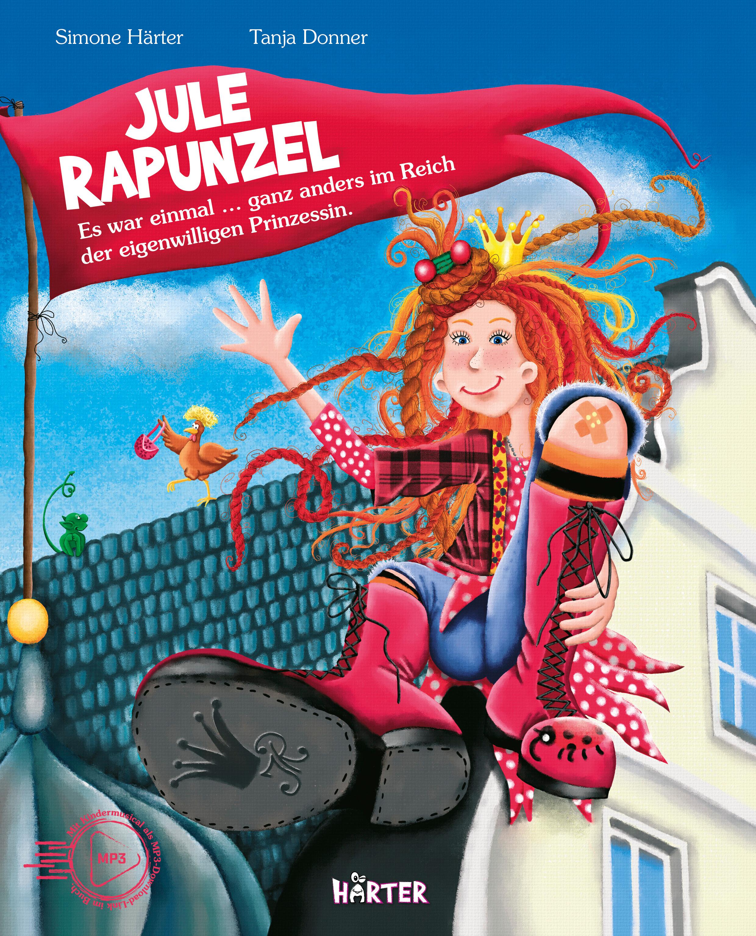 Vorderes Coverbild Jule Rapunzel - Es war einmal ... ganz anders im Reich der eigenwilligen Prinzessin.
