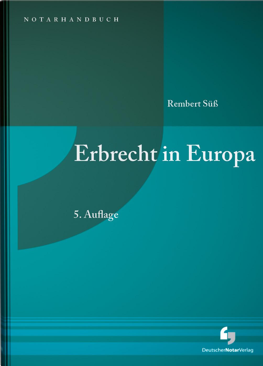 Vorderes Coverbild Erbrecht in Europa
