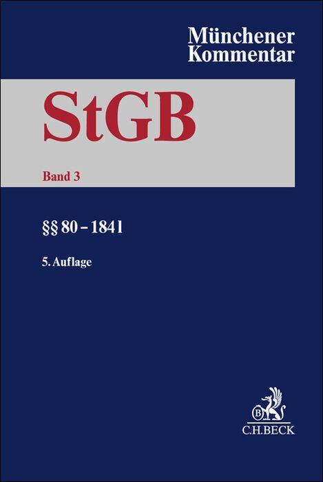 Vorderes Coverbild Münchener Kommentar zum Strafgesetzbuch  Bd. 3: §§ 80-184l