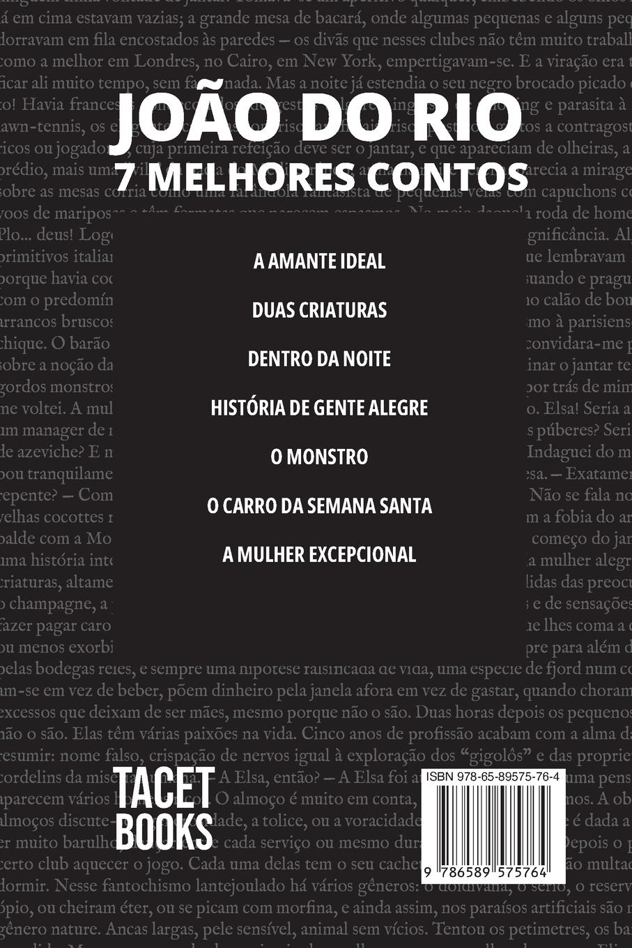 Rückseitencover 7 melhores contos de João do Rio