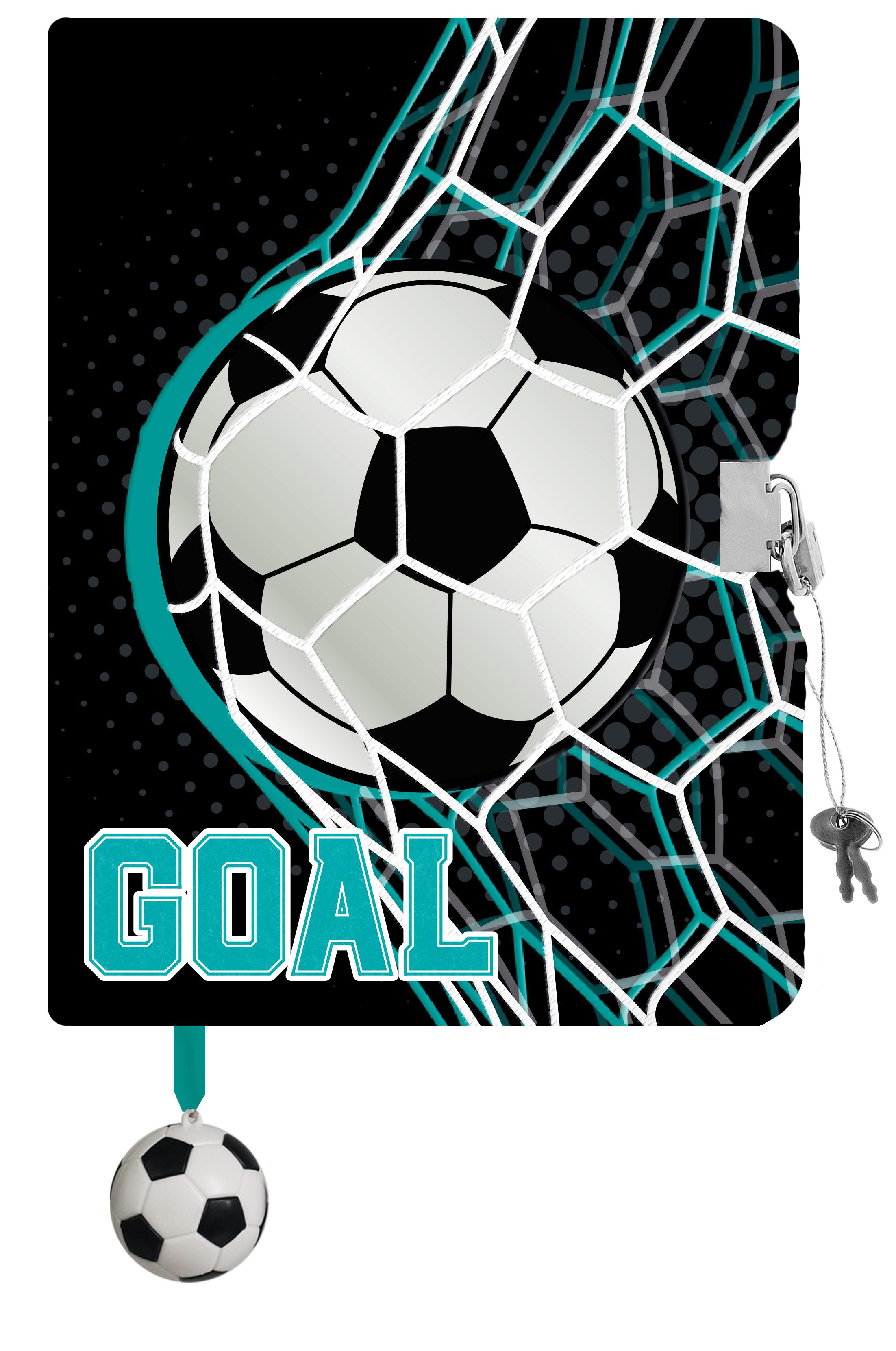 Vorderes Coverbild Tagebuch Plüsch Premium "Goal", DIN A5