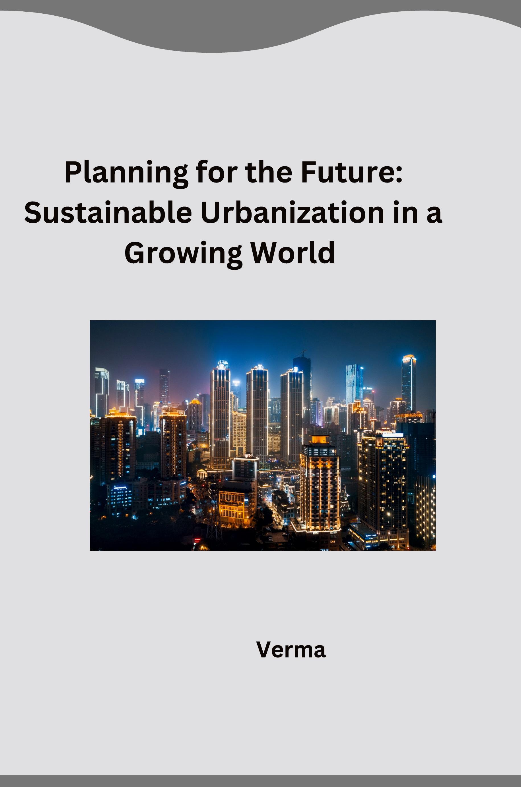 Vorderes Coverbild Planning for the Future: Sustainable Urbanization in a Growing World
