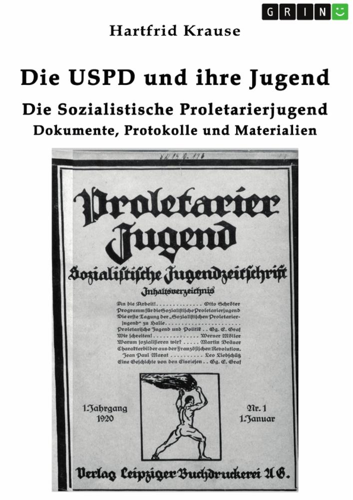 Vorderes Coverbild Die USPD und ihre Jugend