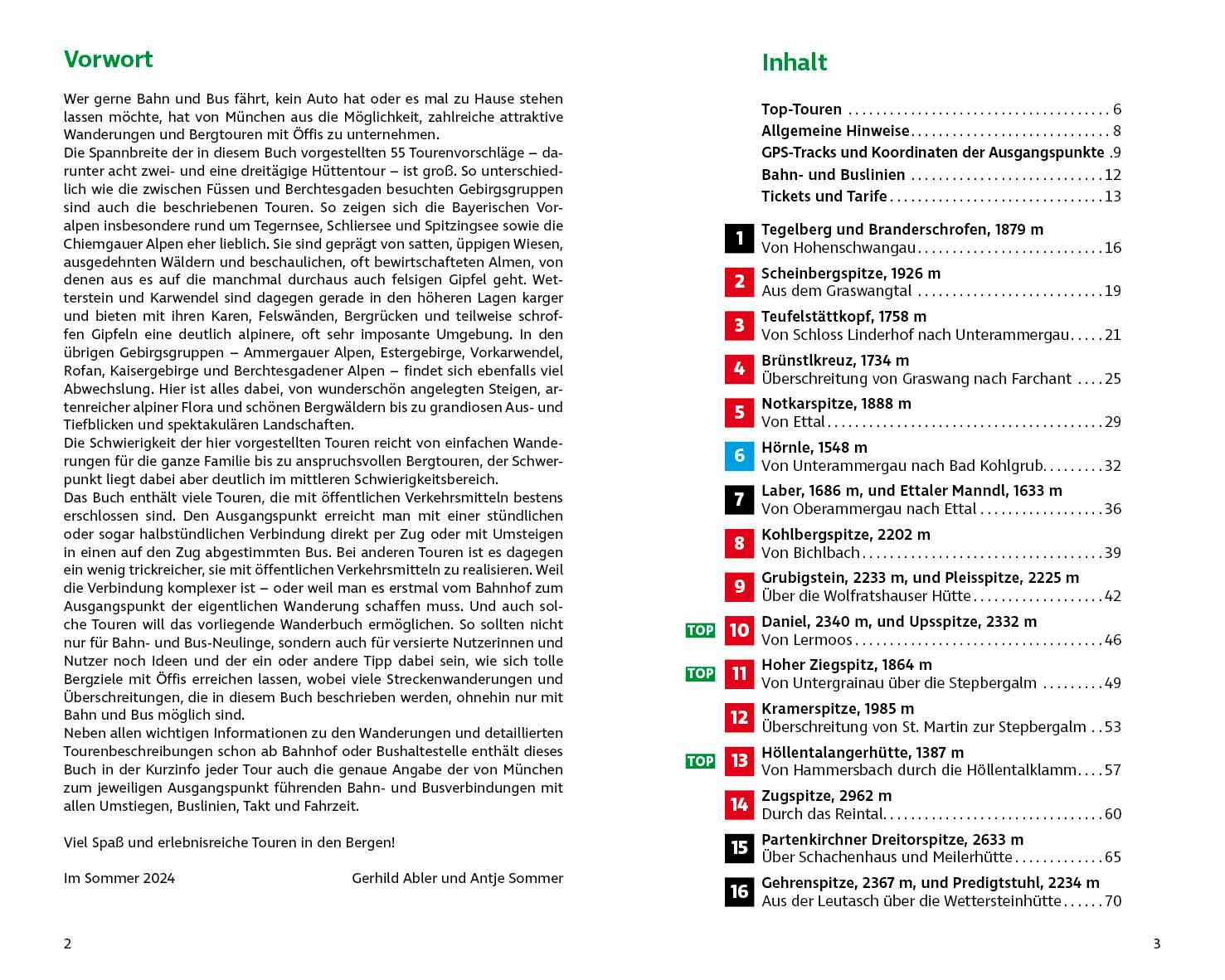 Beispielinhalt (Bild) Wandern mit Öffis Münchner Berge