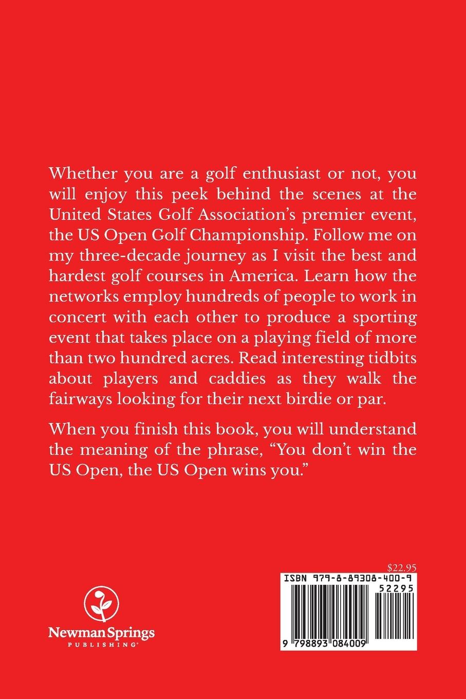 Rückseitencover 32 Years Behind the Scenes of the US Open