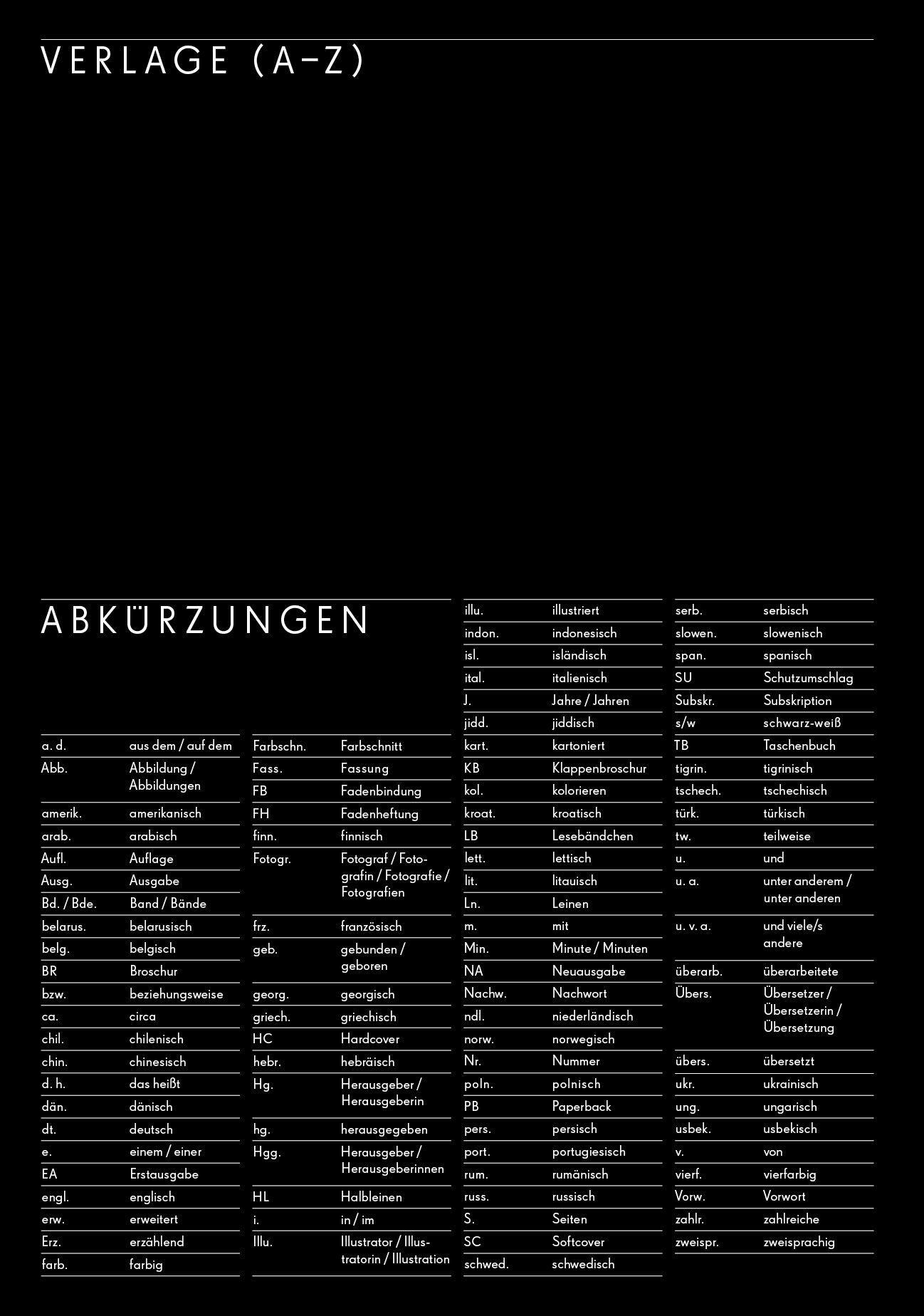 Beispielinhalt (Bild) Kurt Wolff Stiftung: es geht um das Buch - 19. Jahrgang