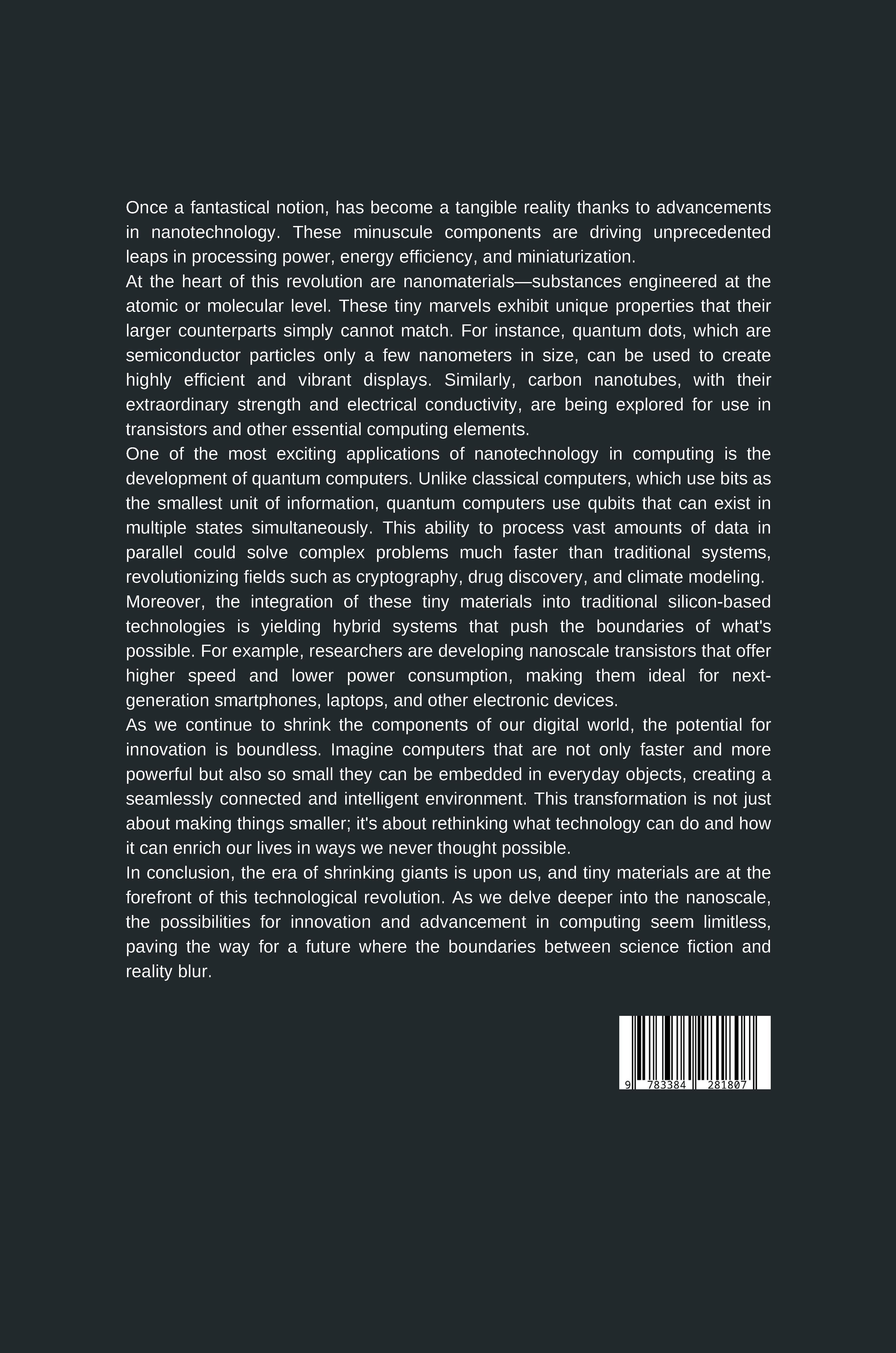 Rückseitencover Shrinking Giants: How Tiny Materials are Revolutionizing Computing