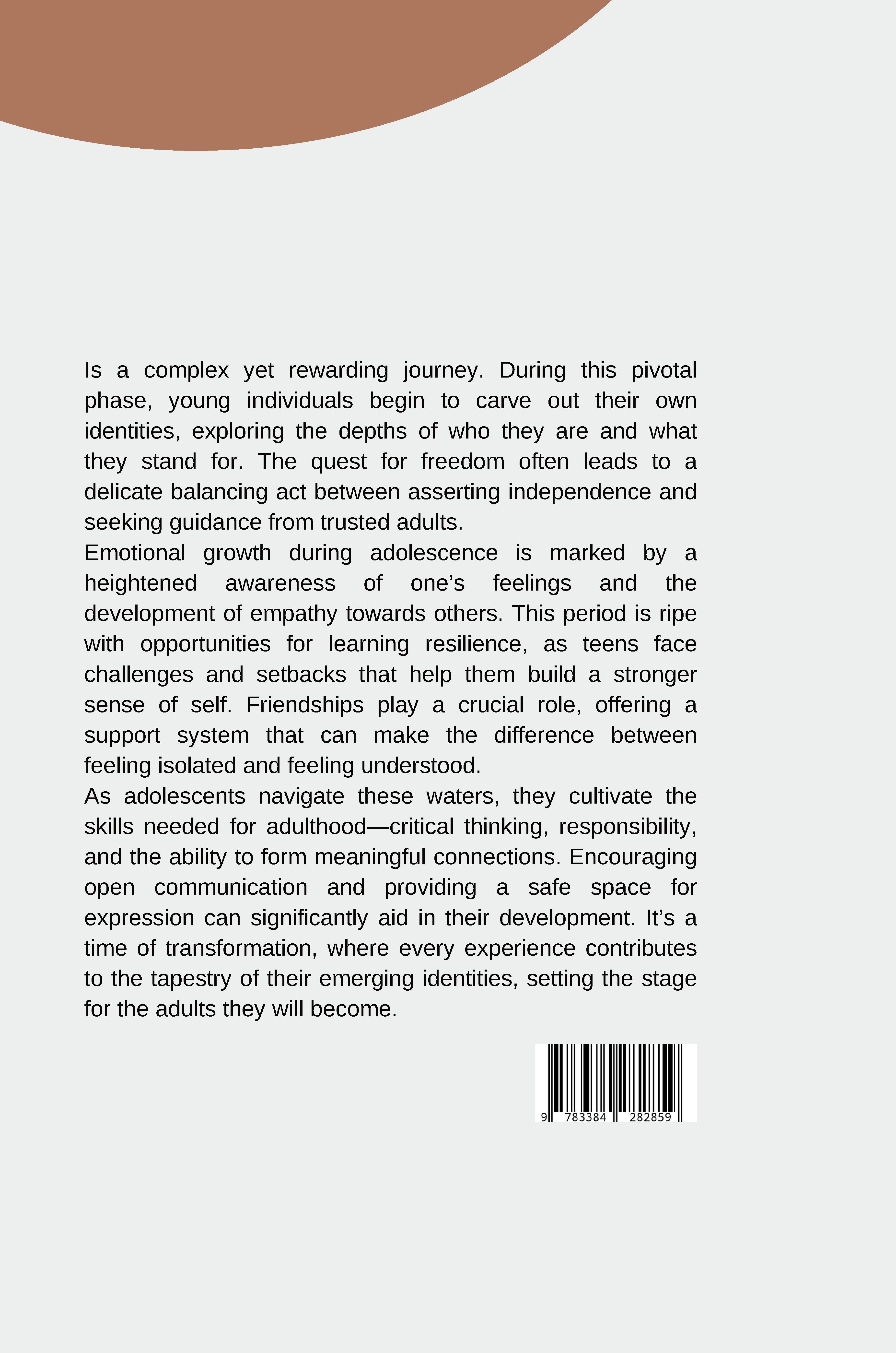 Rückseitencover Adolescent Development: Independence, Risk, and Emotional Sensitivity