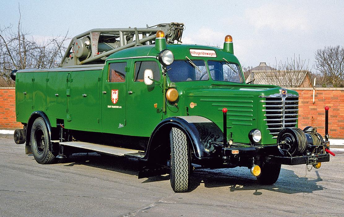 Beispielinhalt (Bild) Metz Rüstkranwagen von 1936 bis 1972