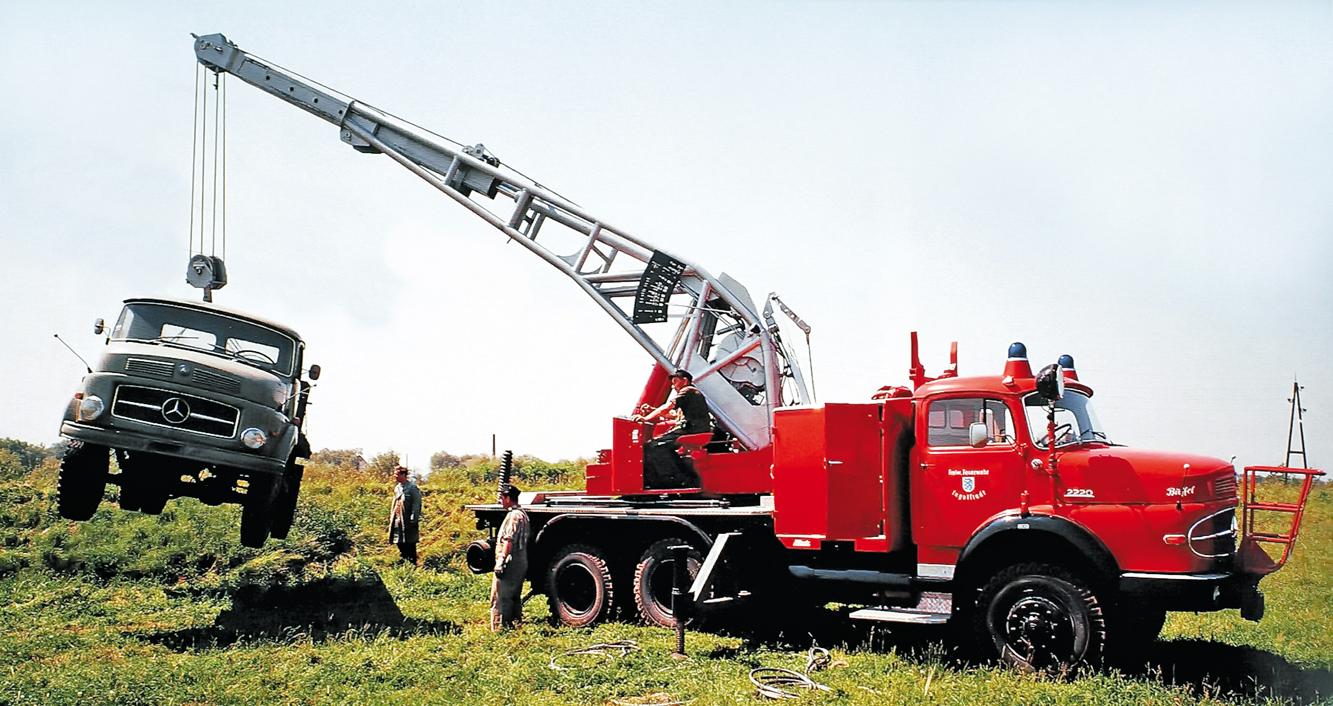 Beispielinhalt (Bild) Metz Rüstkranwagen von 1936 bis 1972