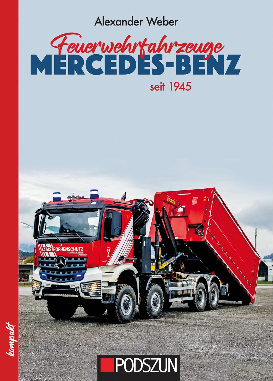 Vorderes Coverbild Feuerwehrfahrzeuge Mercedes-Benz nach 1945