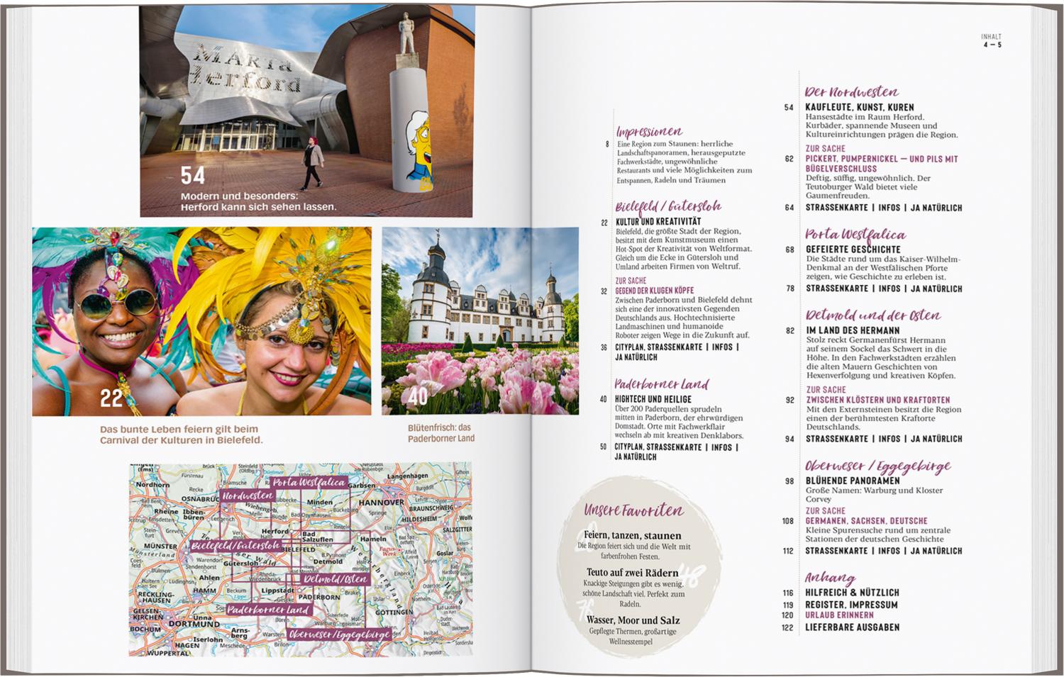 Beispielinhalt (Bild) DUMONT Bildatlas Teutoburger Wald