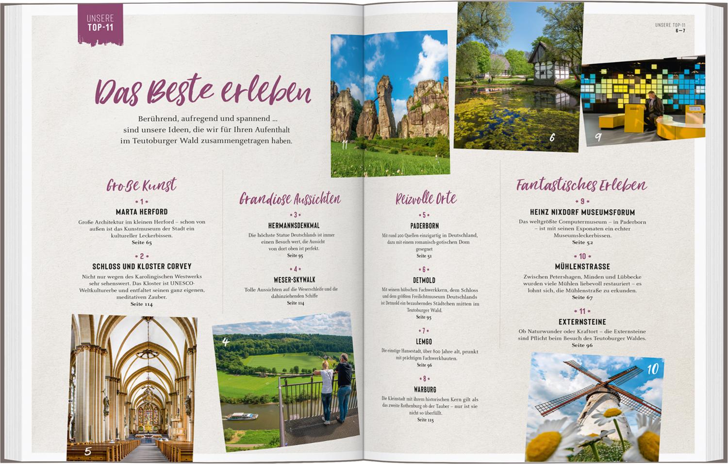 Beispielinhalt (Bild) DUMONT Bildatlas Teutoburger Wald