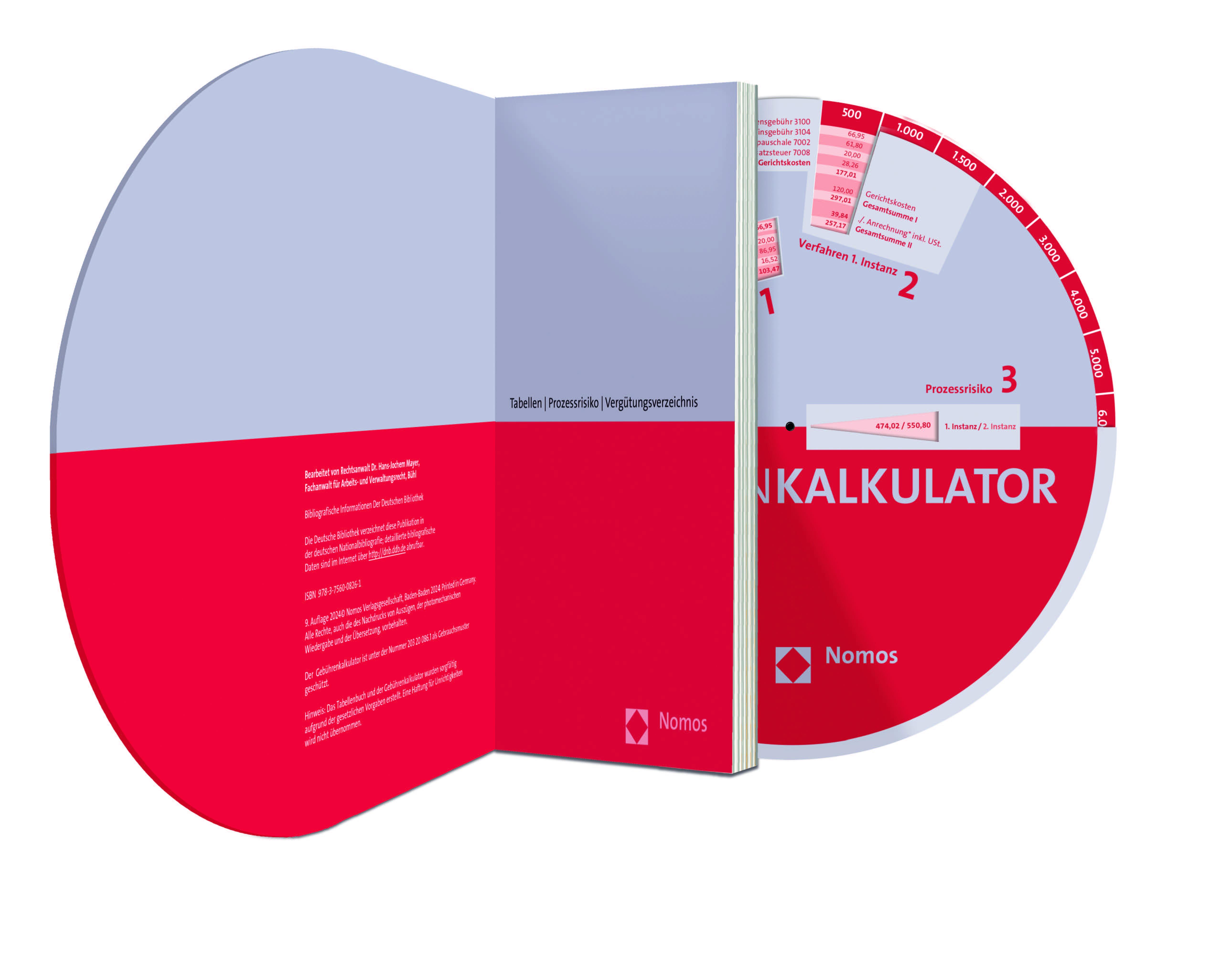 Vorderes Coverbild Gebührenkalkulator