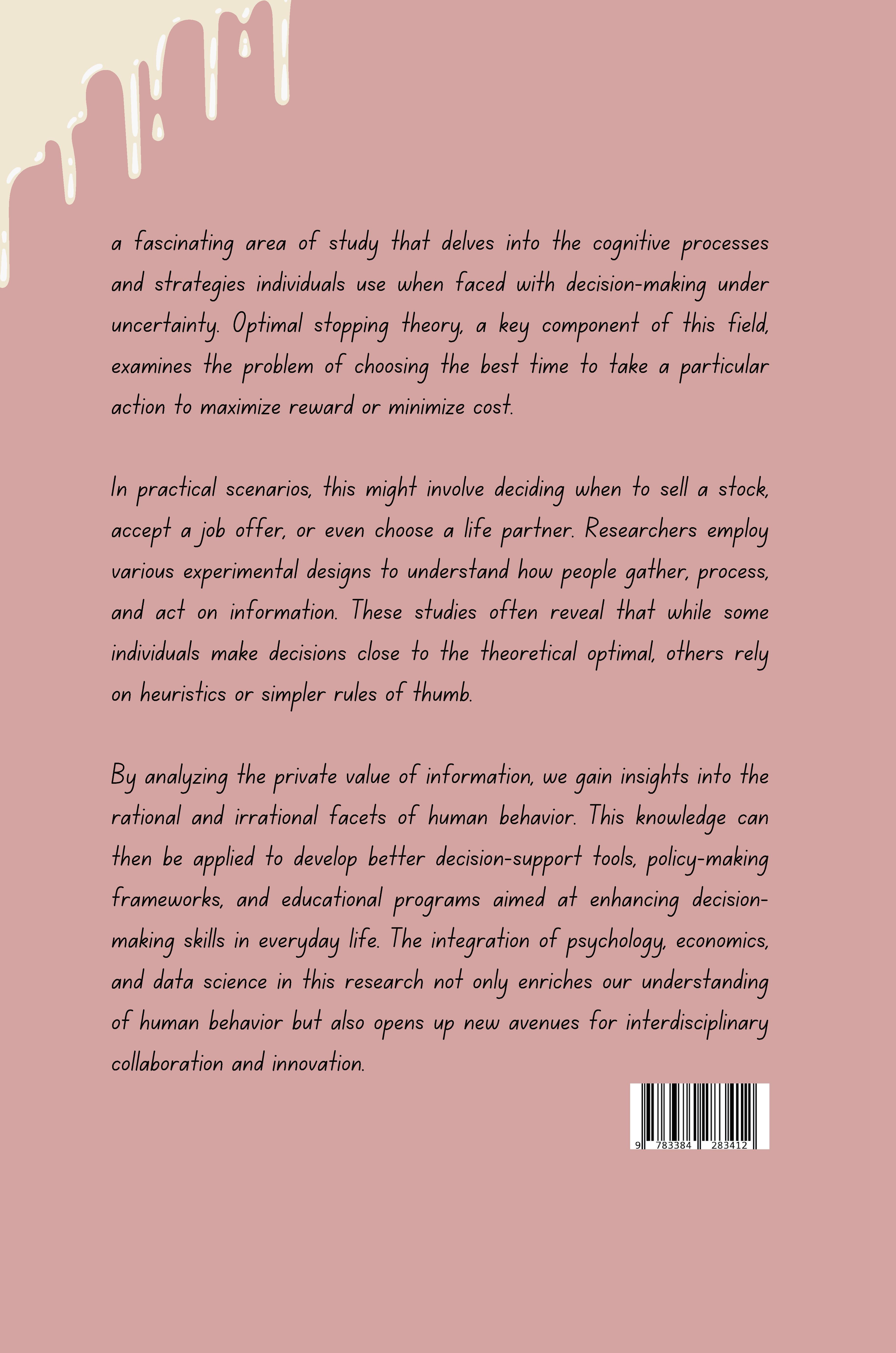Rückseitencover Unraveling Cooperation: A Model that Captures Subjects' Behavior Beyond Markov Equilibrium