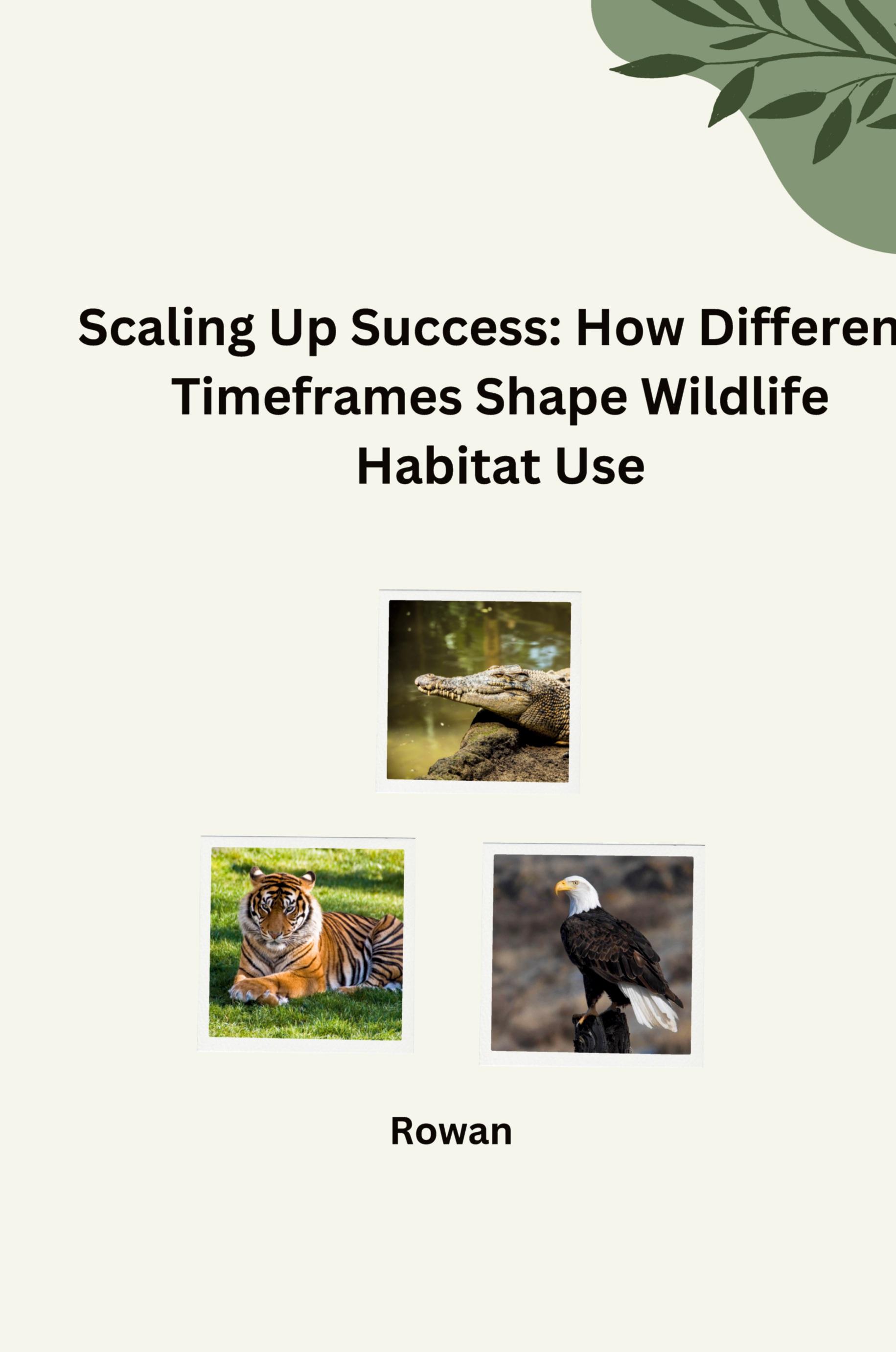 Vorderes Coverbild Scaling Up Success: How Different Timeframes Shape Wildlife Habitat Use
