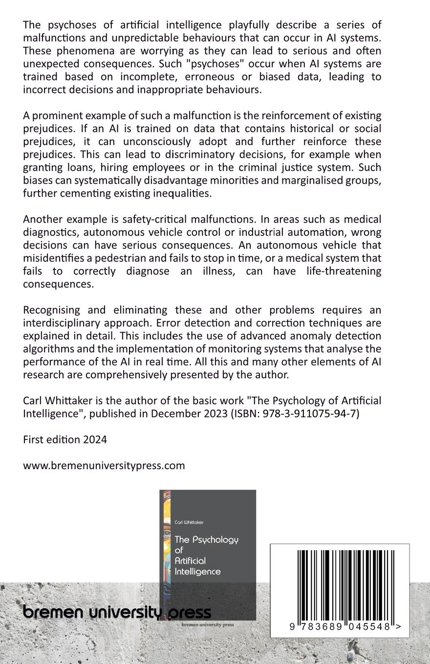 Rückseitencover The Psychoses of Artificial Intelligence