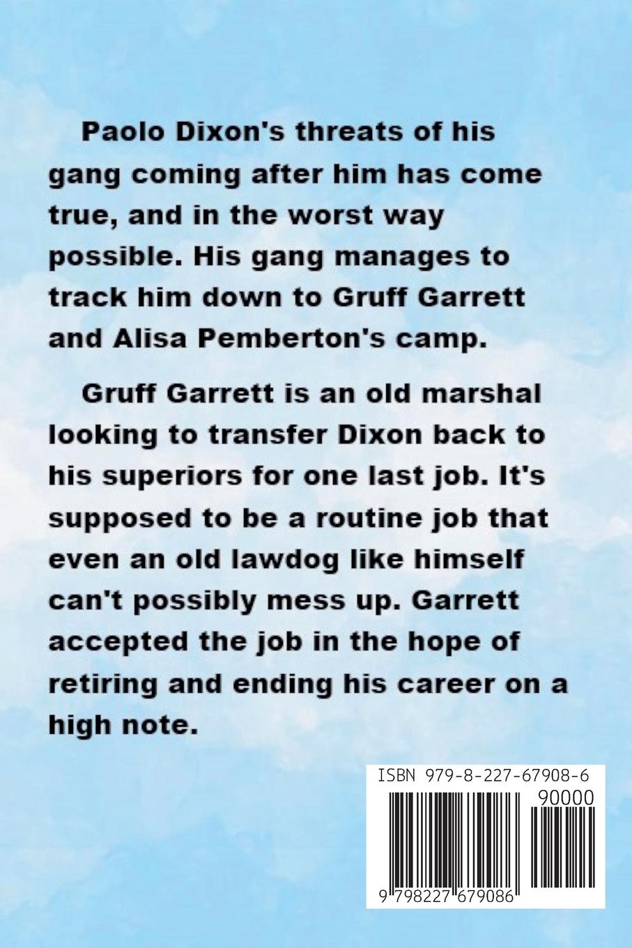 Rückseitencover Gruff Garrett - The Old Lawdog - Despair and Retribution