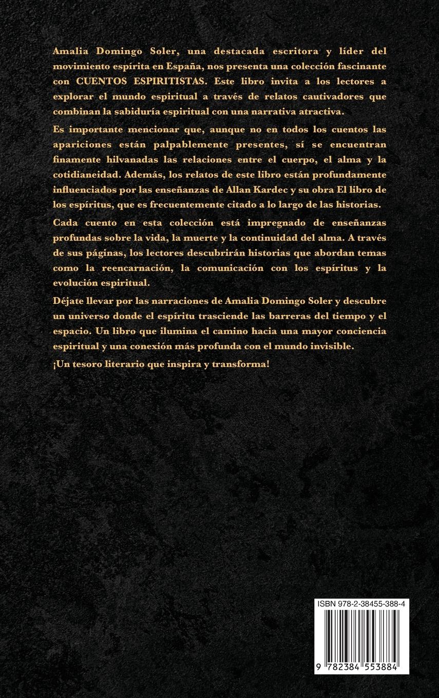Rückseitencover Cuentos Espiritistas