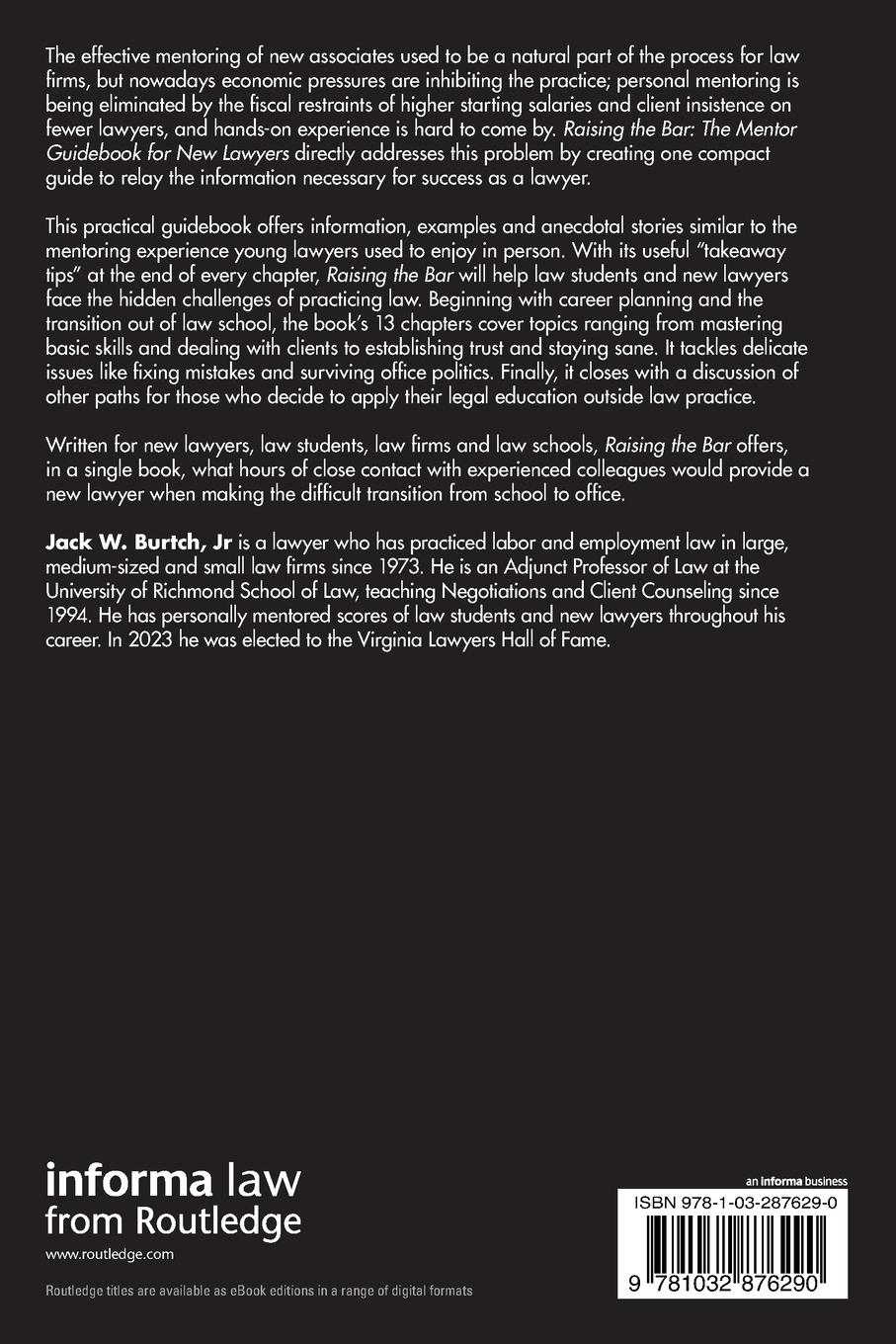 Rückseitencover Raising the Bar