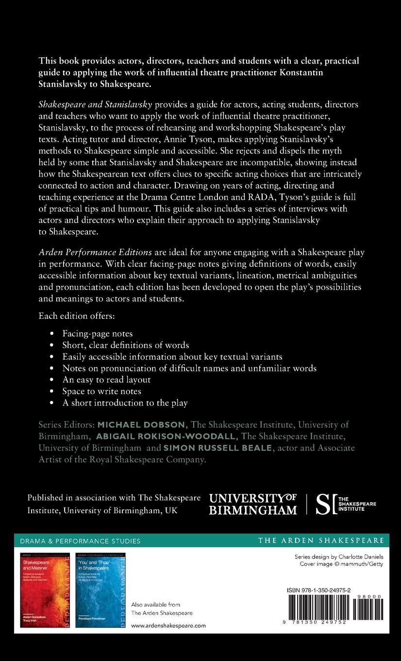 Rückseitencover Shakespeare and Stanislavsky