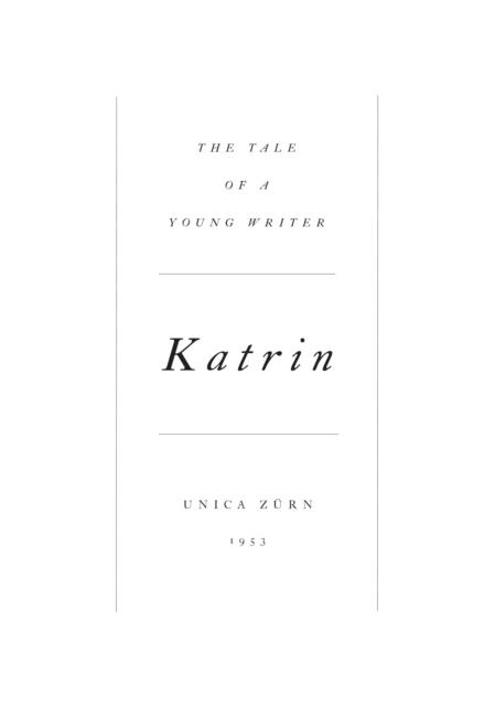 Vorderes Coverbild Katrin: The Tale of a Young Writer